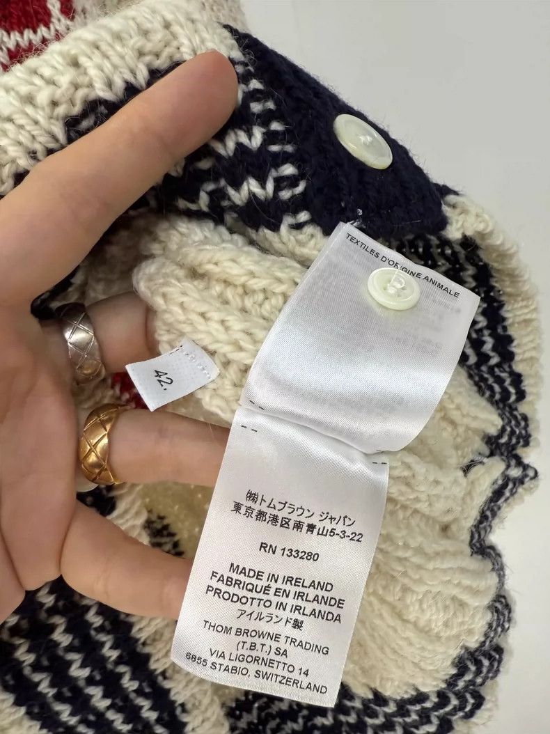 Thom Browne Thom Browne A wool knit cardigan Size M / US 6-8 / IT 42-44 - 7 Thumbnail