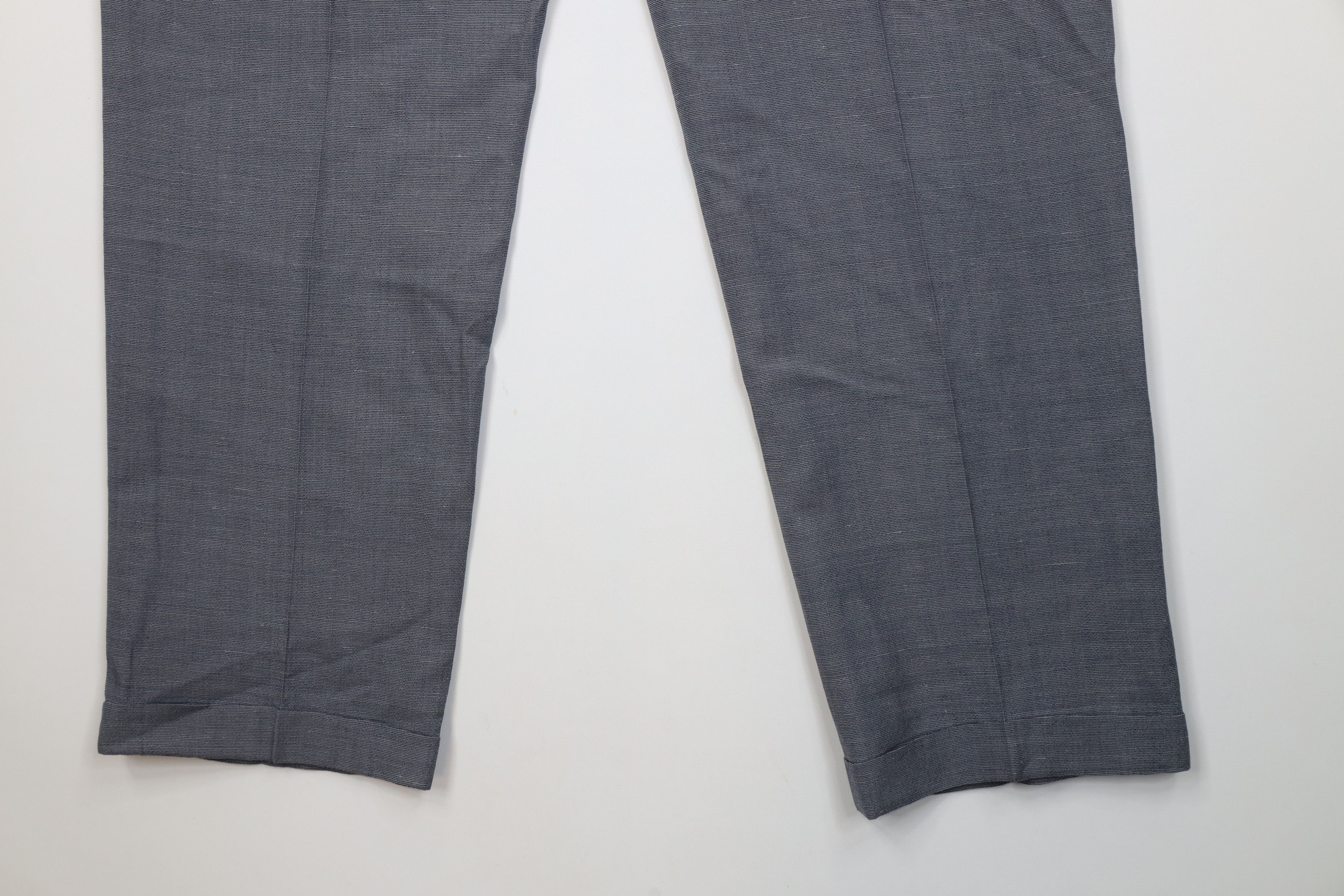 Lands' End Vintage 90s Lands End Wool Linen Wide Leg Chino Pants USA Size US 38 / EU 54 - 12 Thumbnail