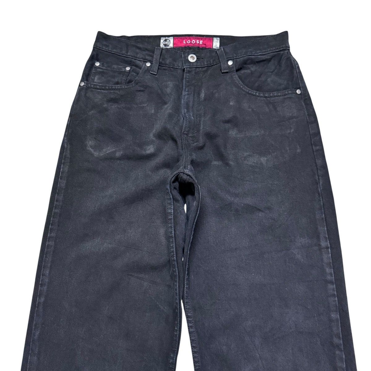 Levi's Vintage 90s Levis Silvertab Loose Jeans Black Size US 30 / EU 46 - 3 Thumbnail
