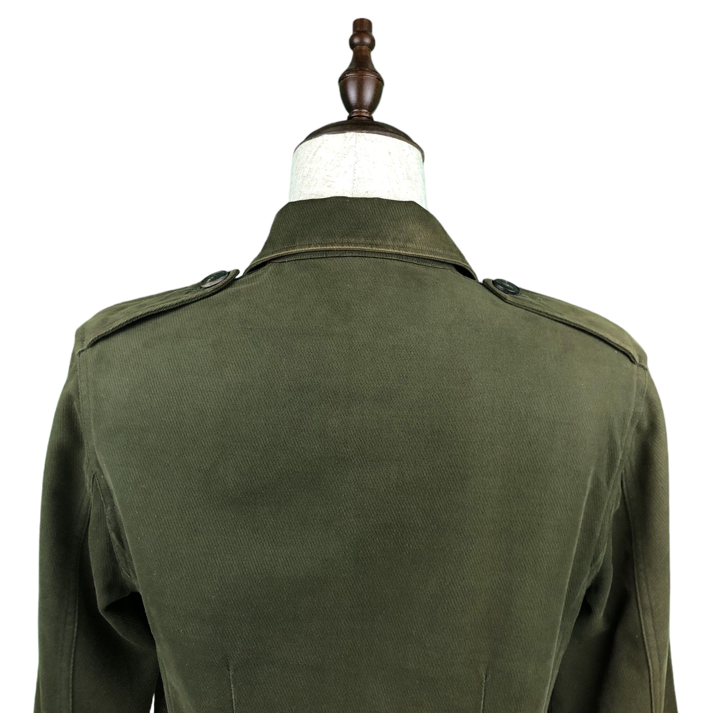 A.P.C. APC Military Green Multipockets Utility Button Wool Jacket Size US M / EU 48-50 / 2 - 10 Thumbnail