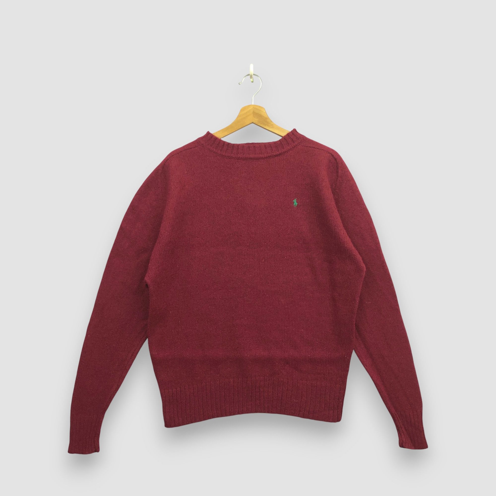 Polo Ralph Lauren Vintage 90s Polo Ralph Lauren Wool Knit Sweater Sweatshirt Size US L / EU 52-54 / 3 - 1 Thumbnail