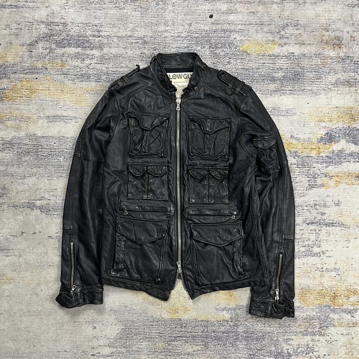Isamu Katayama Backlash Slow Gun multi pocket cargo deerskin leather jacket Size US M / EU 48-50 / 2 - 1 Thumbnail