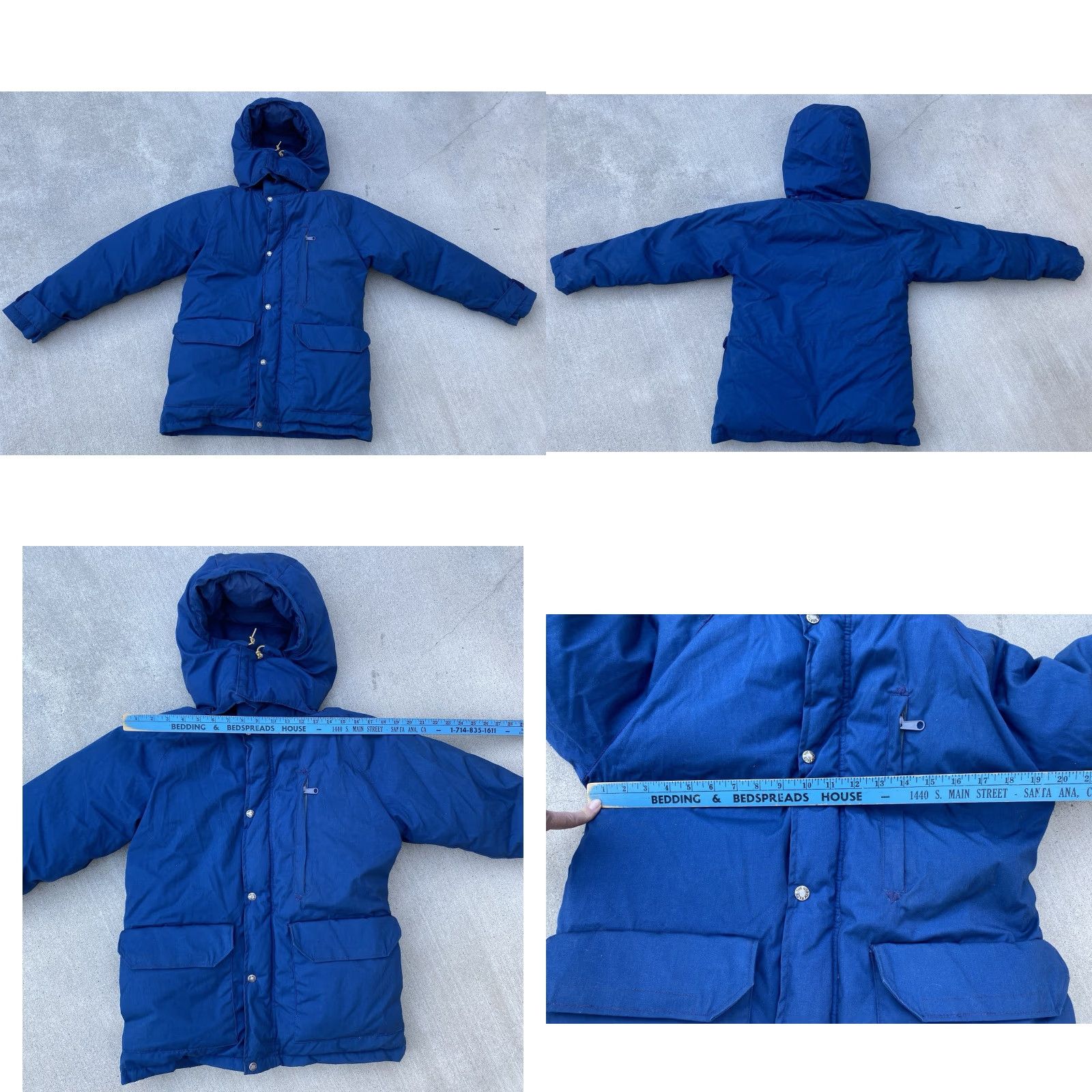 The North Face VINTAGE The North Face Brown Label Down Parka Jacket XS Blue 80s 70s Hooded Mens Size US XS / EU 42 / 0 - 10 Thumbnail