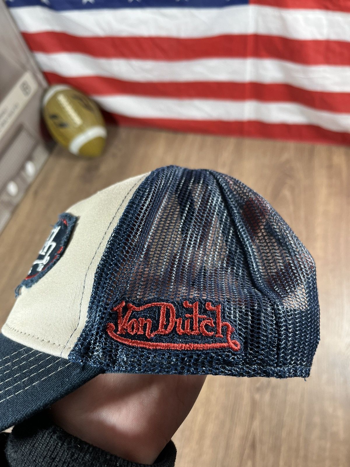 Von Dutch Vintage Von Dutch Distressed Cap Hat Size ONE SIZE - 10 Thumbnail