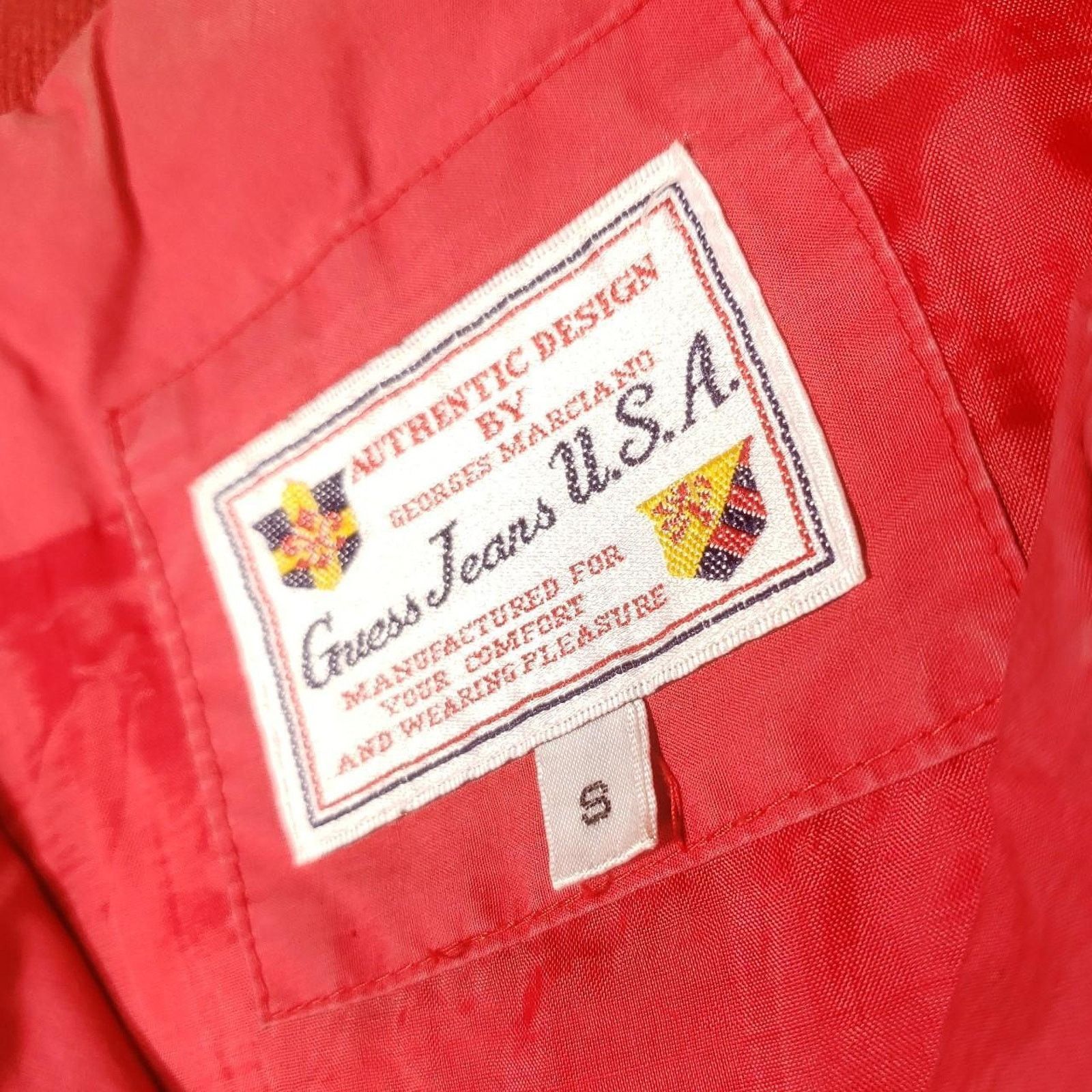 Guess Rare 80s Guess George Marciano Chainstitched Varsity Jacket Size US M / EU 48-50 / 2 - 4 Thumbnail