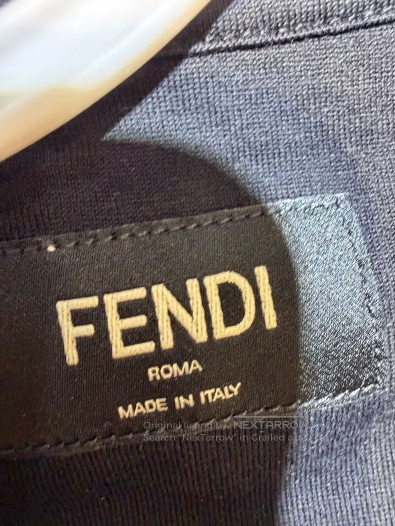 Fendi Fendi Black Linked Letter Logo Short Sleeve Size US S / EU 44-46 / 1 - 3 Thumbnail