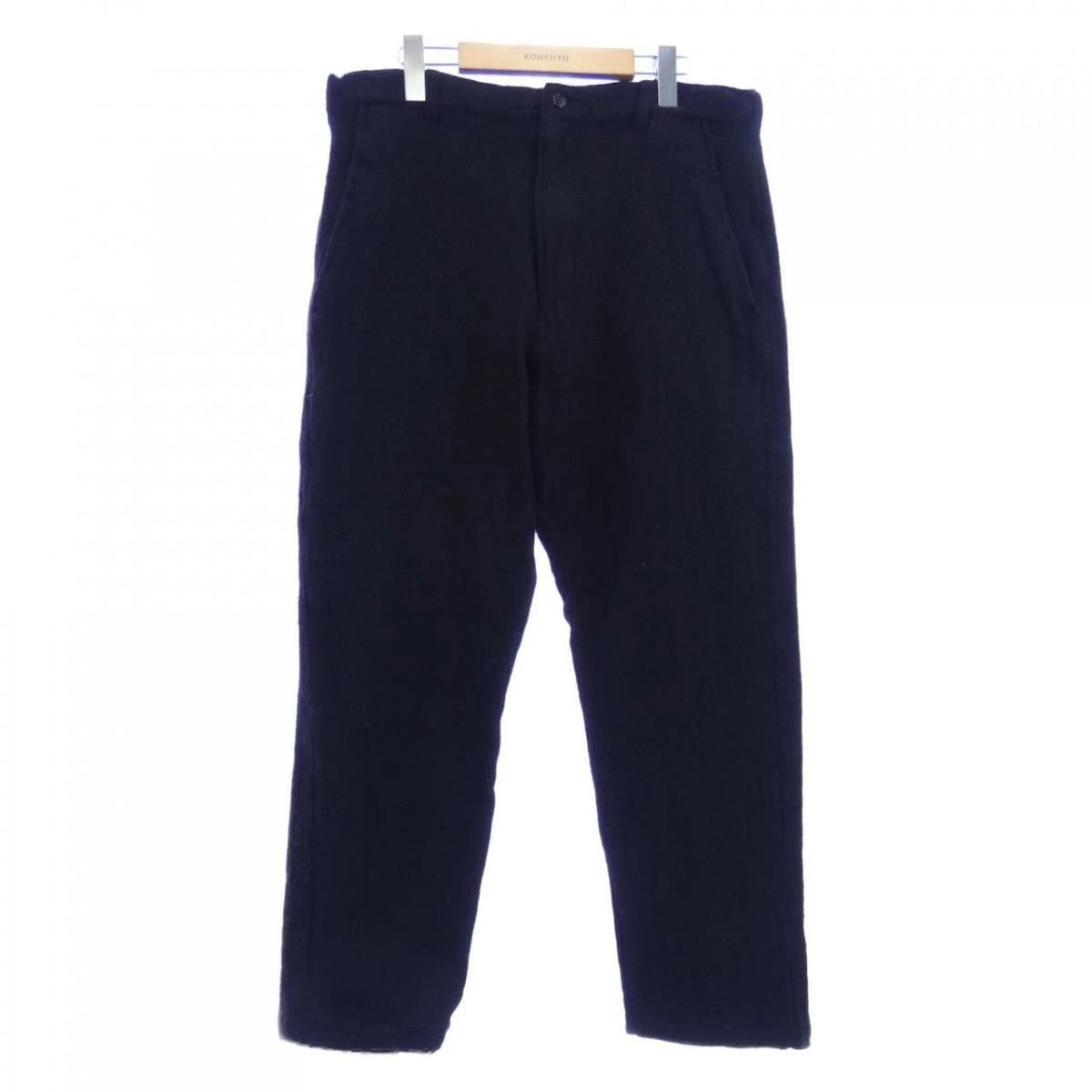 Comme des Garcons SHIRT Cropped Pants Wool Straight Cut Plain Zipper Black Size US 35 - 1 Thumbnail