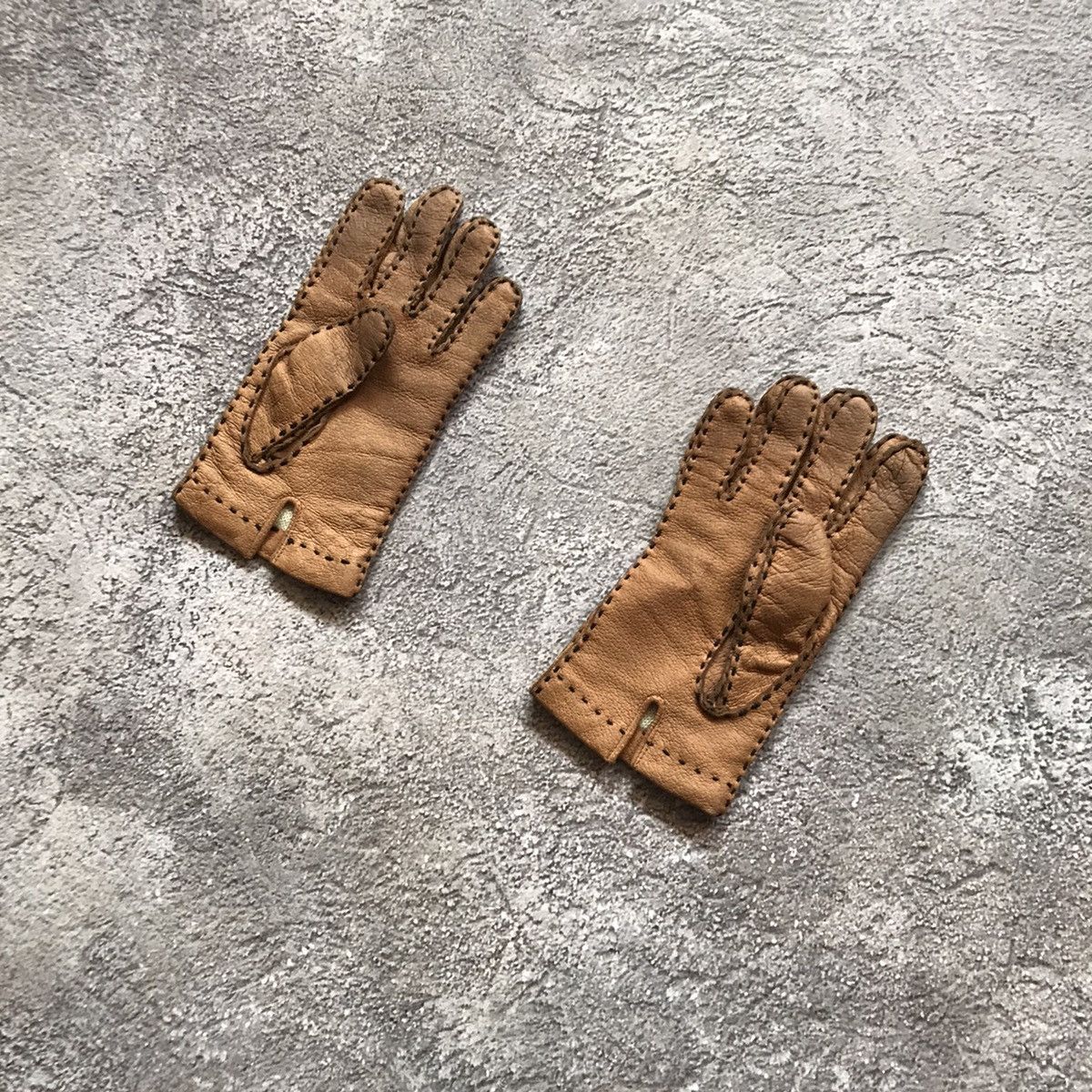 Vintage Vintage Y2K Leather Gloves Japan Avant Garde Streetwear OS Size ONE SIZE - 4 Thumbnail