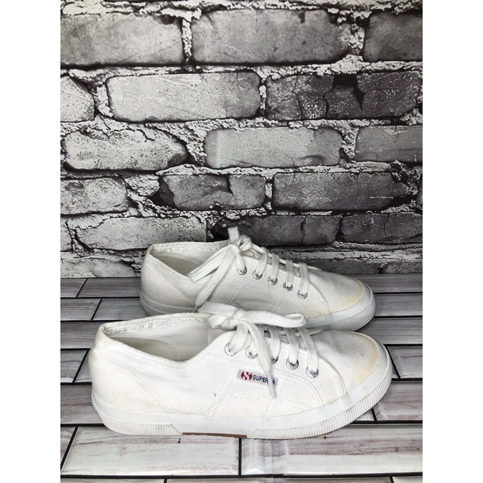 Superga Superga White Canvas Fabric Lace Up Causal Sneakers Shoes Wo Size US 7.5 / IT 37.5 - 5 Thumbnail