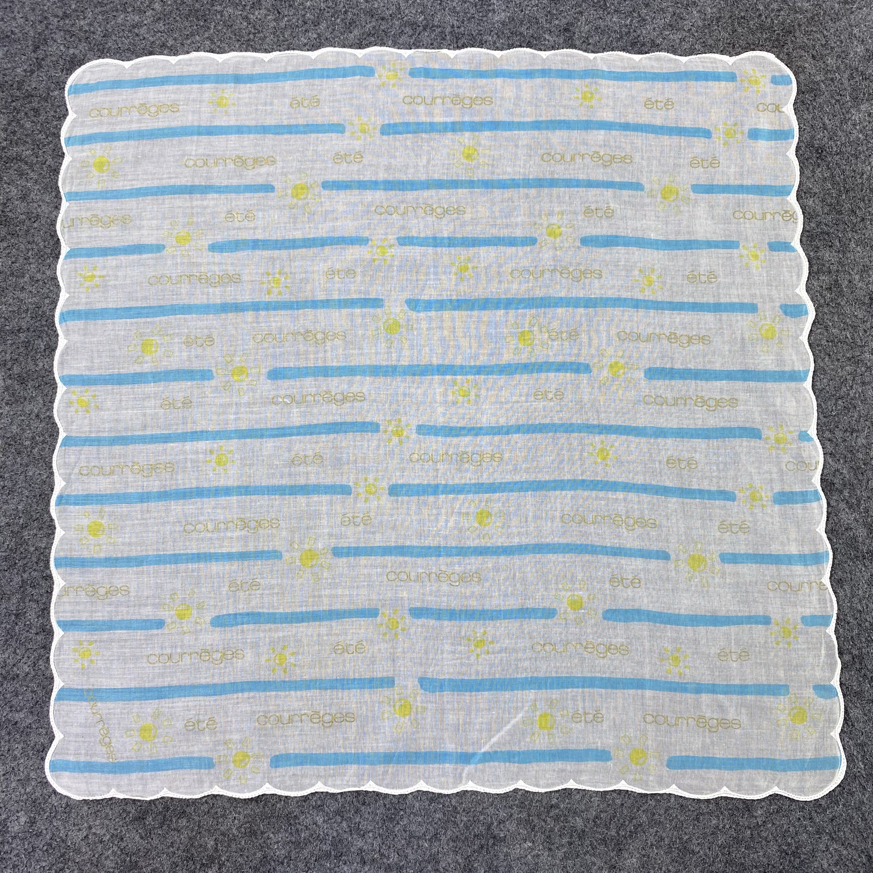 Courreges Courreges Handkerchief Neckerchief Bandana-B1909 Size ONE SIZE - 3 Thumbnail