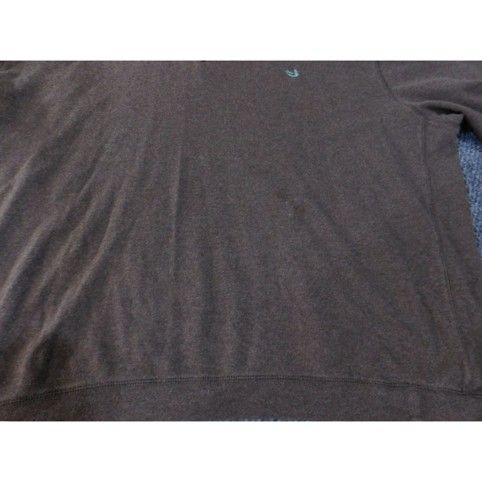 Logo 7 Southern Marsh Pullover Mens 2XL Brown Quarter Zip Lightweight Sweatshirt Logo Size US XXL / EU 58 / 5 - 4 Thumbnail