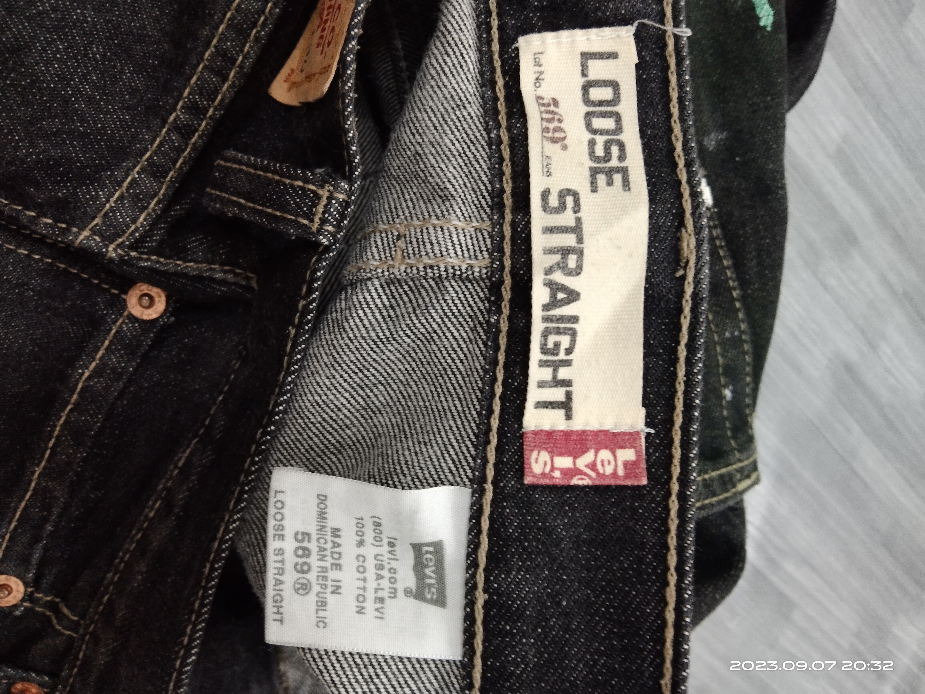 Levi's LEVIS LOOSE SICK SPLATTER DENIM PANTS Size US 34 / EU 50 - 7 Thumbnail