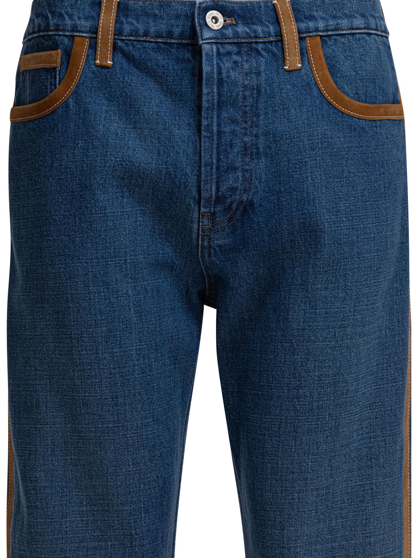 Miu Miu Miu Miu Jeans With Leather Inserts tag size 28 Women - USA Duties Paid Size 28" / US 6 / IT 42 - 1 Preview