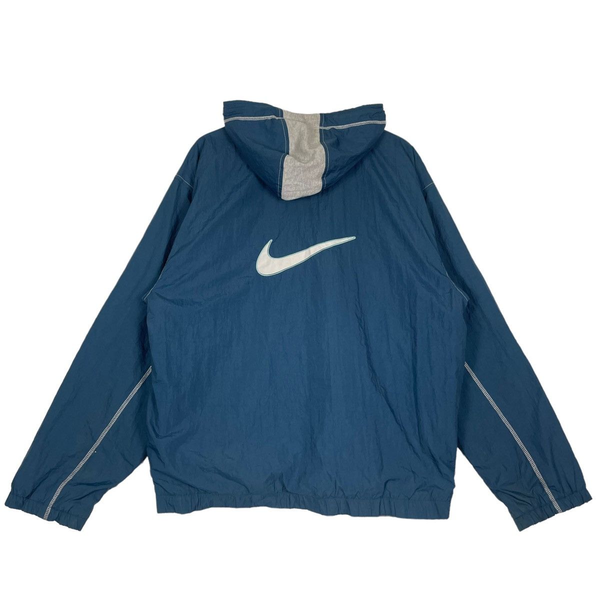 💥90s NIKE BIG SWOOSH STREET HOODIE JACKET