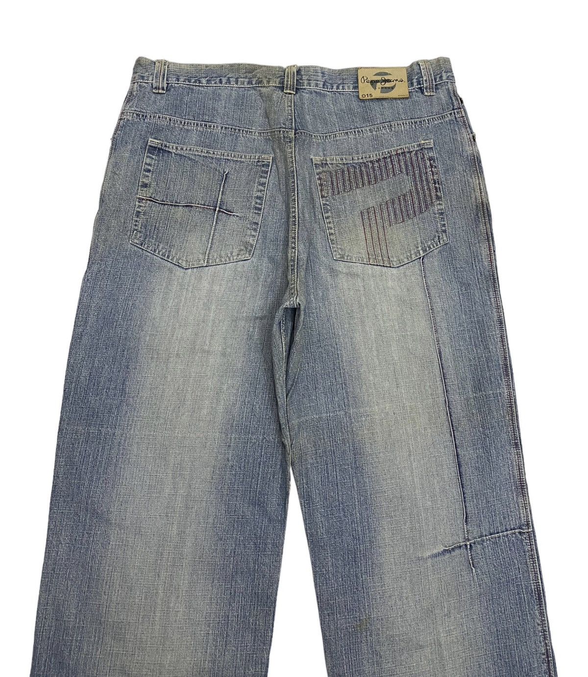 Pepe Jeans BAGGY JEANS PEPE JEANS DISTRESSED DENIM HIP HOP Size US 40 / EU 56 - 3 Thumbnail