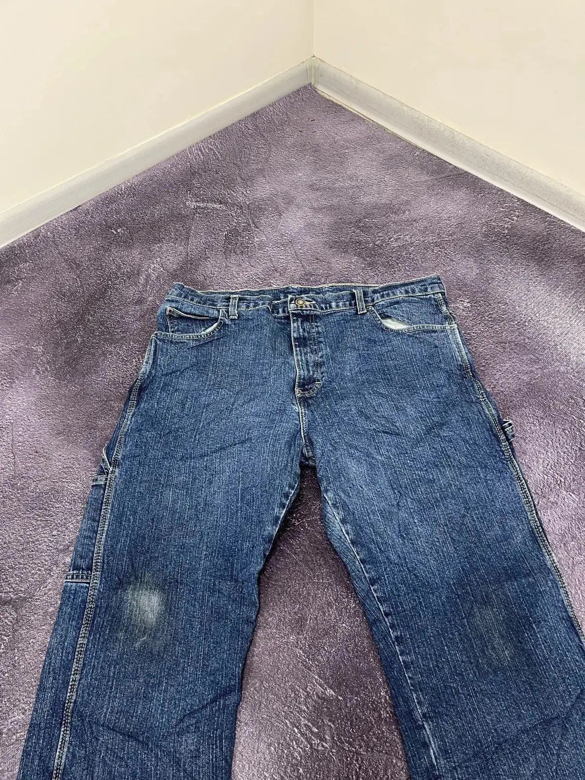 Dickies × Vintage Vintage Dickies American Work Blue Denim Baggy Jeans Size US 36 / EU 52 - 6 Thumbnail