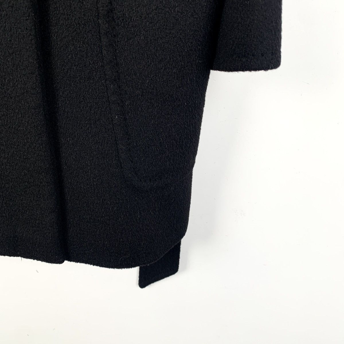 Max Mara Maxmara Black Cashmere Belted Coat Size S / US 4 / IT 40 - 4 Thumbnail