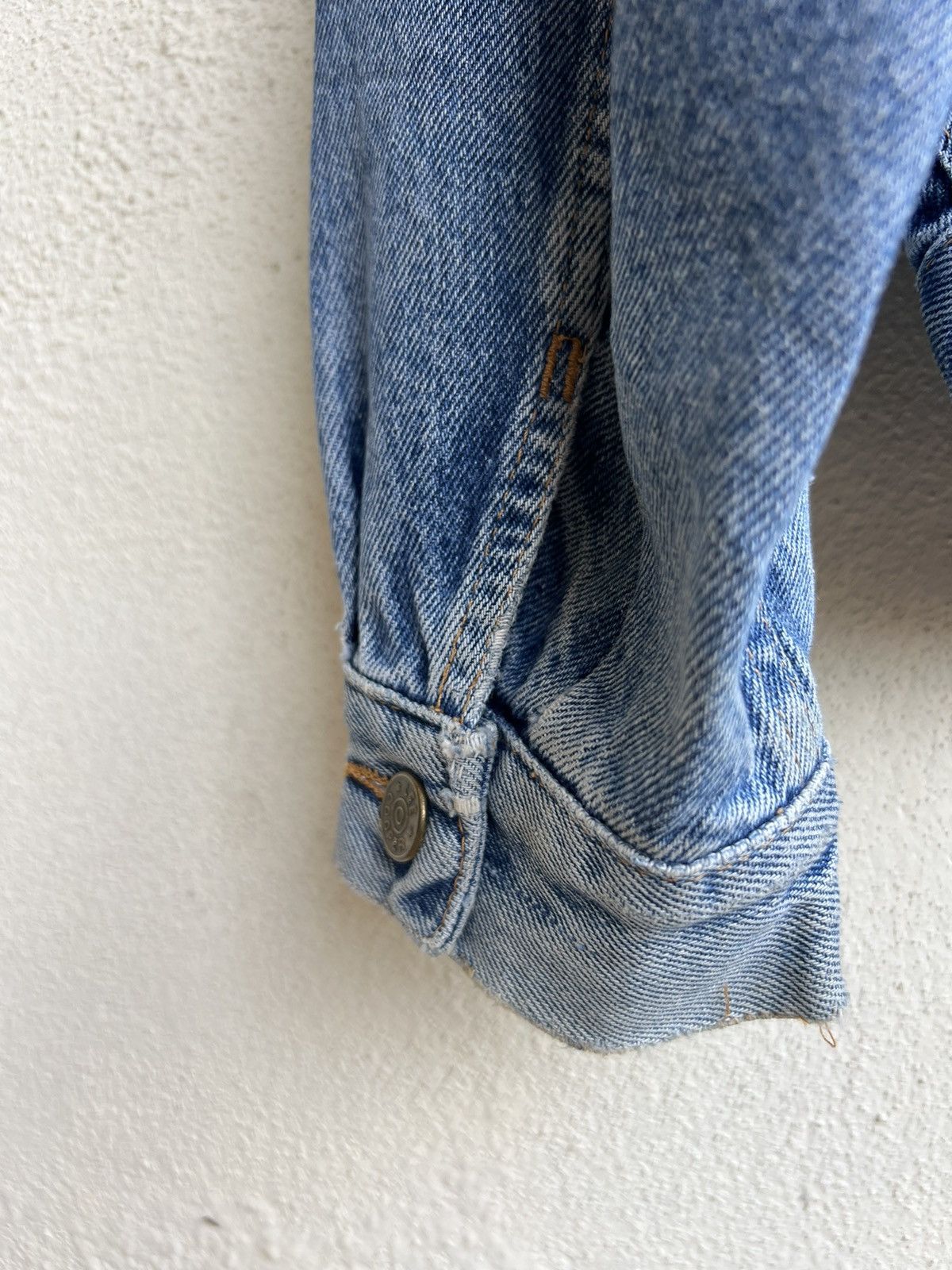 Vintage VTG 80s 90s Lee Cooper Distress Fade Denim Trucker Jacket Size US L / EU 52-54 / 3 - 20 Thumbnail