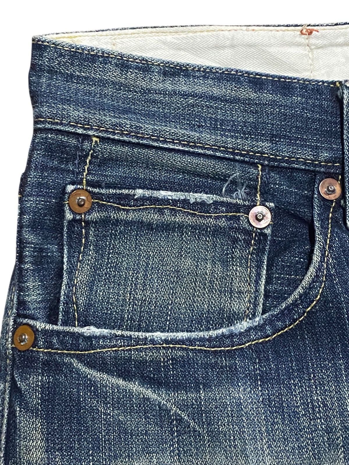 Japanese Brand Vintage Japanese Brand Back Number Faded Distressed Loose Size US 34 / EU 50 - 11 Thumbnail