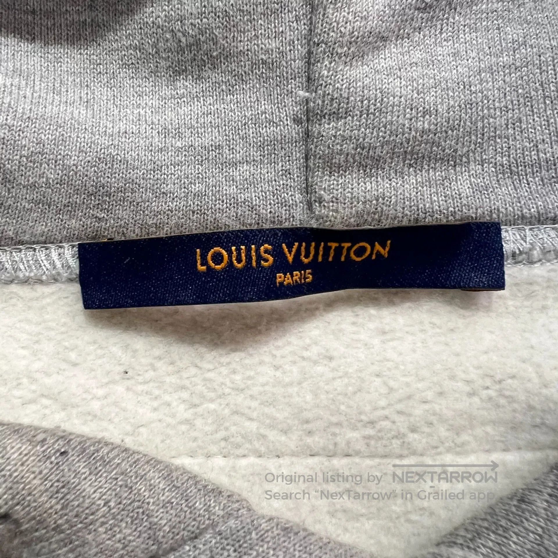 Louis Vuitton Louis Vuitton Gray Flocked Tourist Letter Hoodie. Size US S / EU 44-46 / 1 - 7 Thumbnail