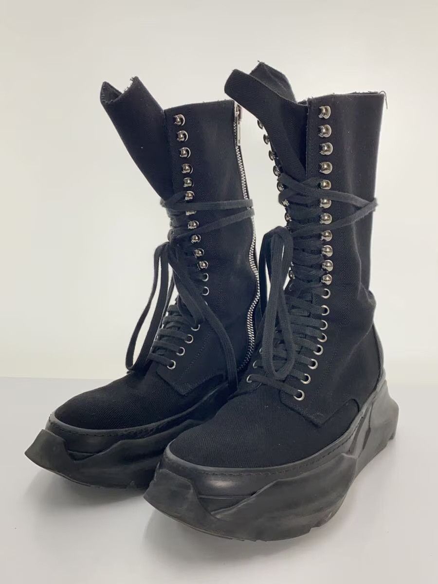 Rick Owens Drkshdw Rick Owens Drkshdw Army Abstract Boots Black