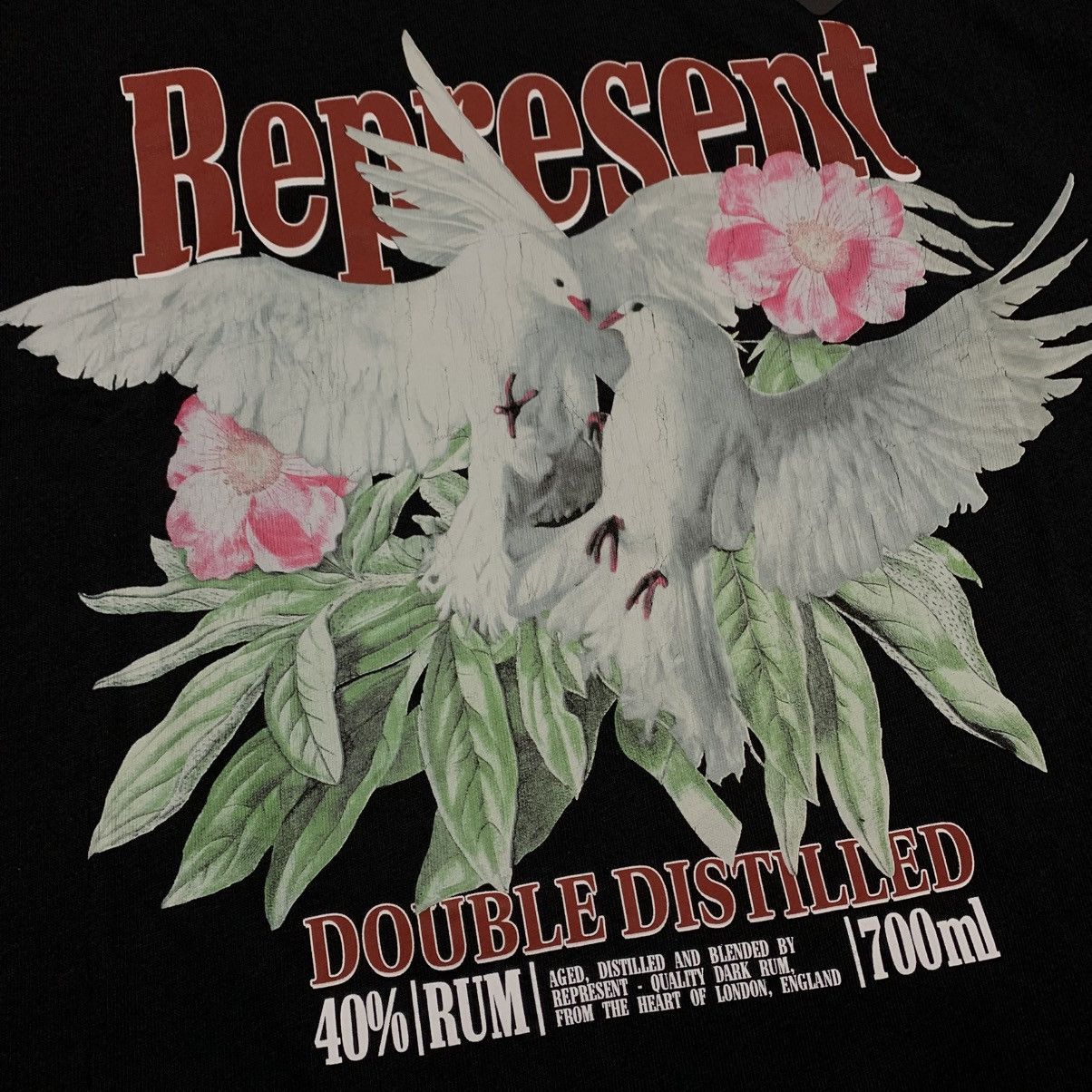 Represent Clo. Represent Small Double Distilled Off Black Tee Size US S / EU 44-46 / 1 - 3 Thumbnail