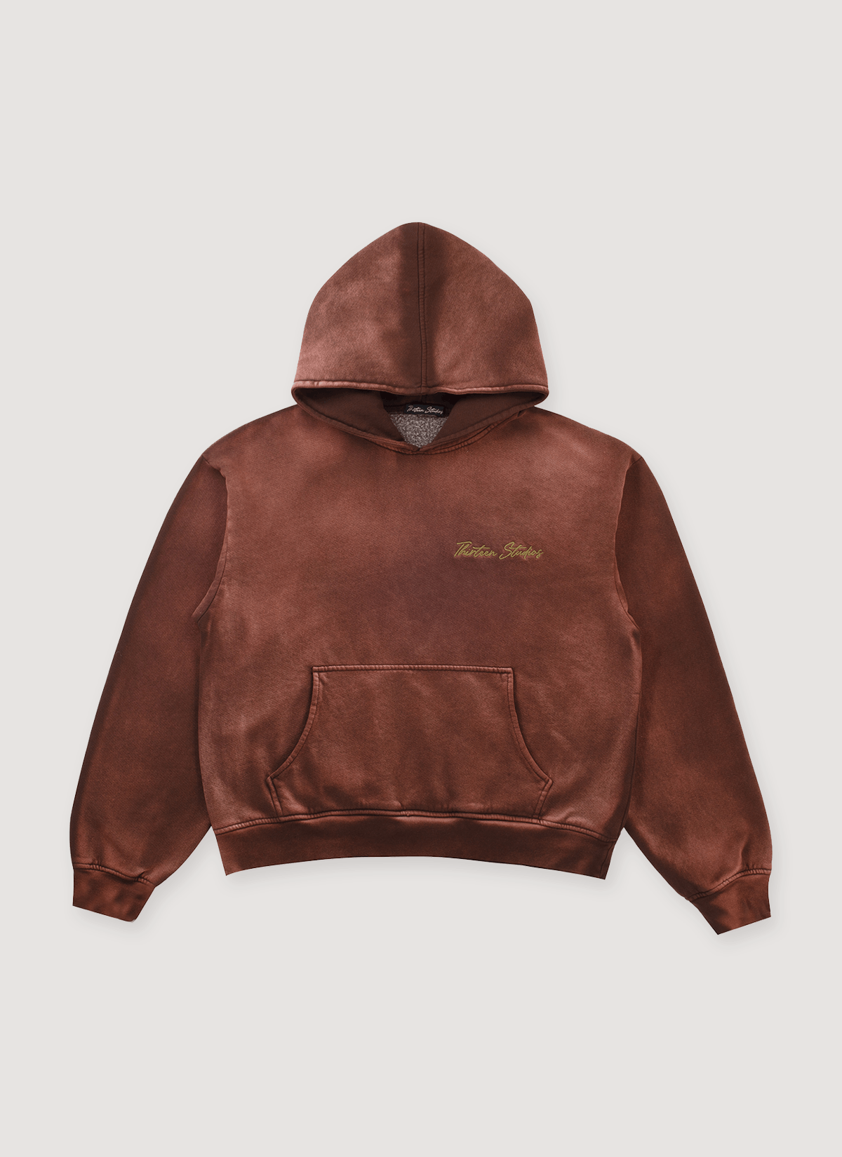 Other Thirteen Studios Logo Sweatshirt Faded Brown Size US XXL / EU 58 / 5 - 1 Thumbnail