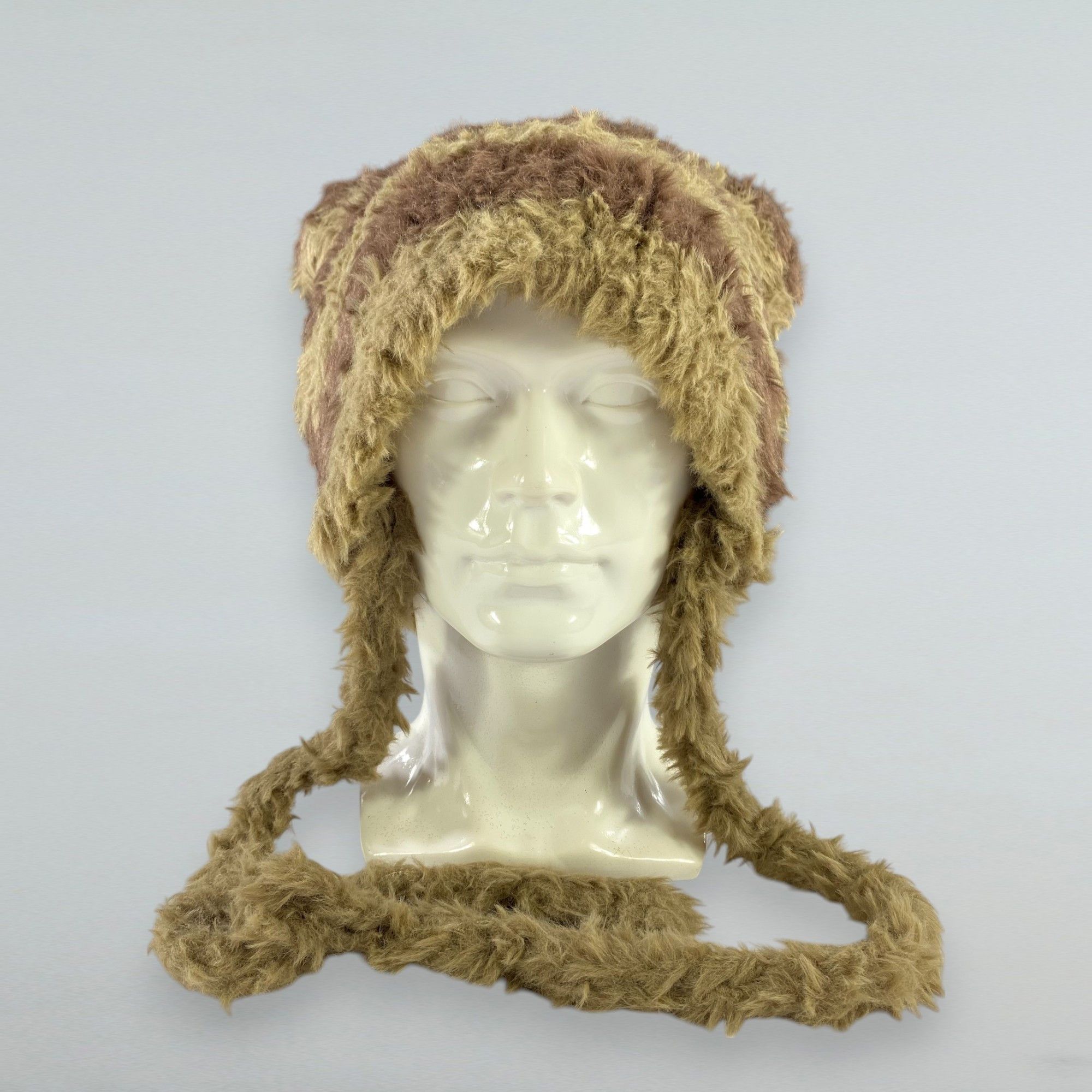 Japanese Brand Faux Fur Ear Beanie Earflap Hat Snowcap Size ONE SIZE - 1 Thumbnail