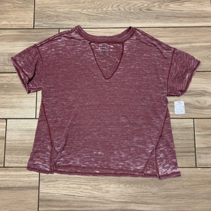 Free People Free People Womens Tshirt Maroon Small Bin C-26 Size S / US 4 / IT 40 - 4 Thumbnail