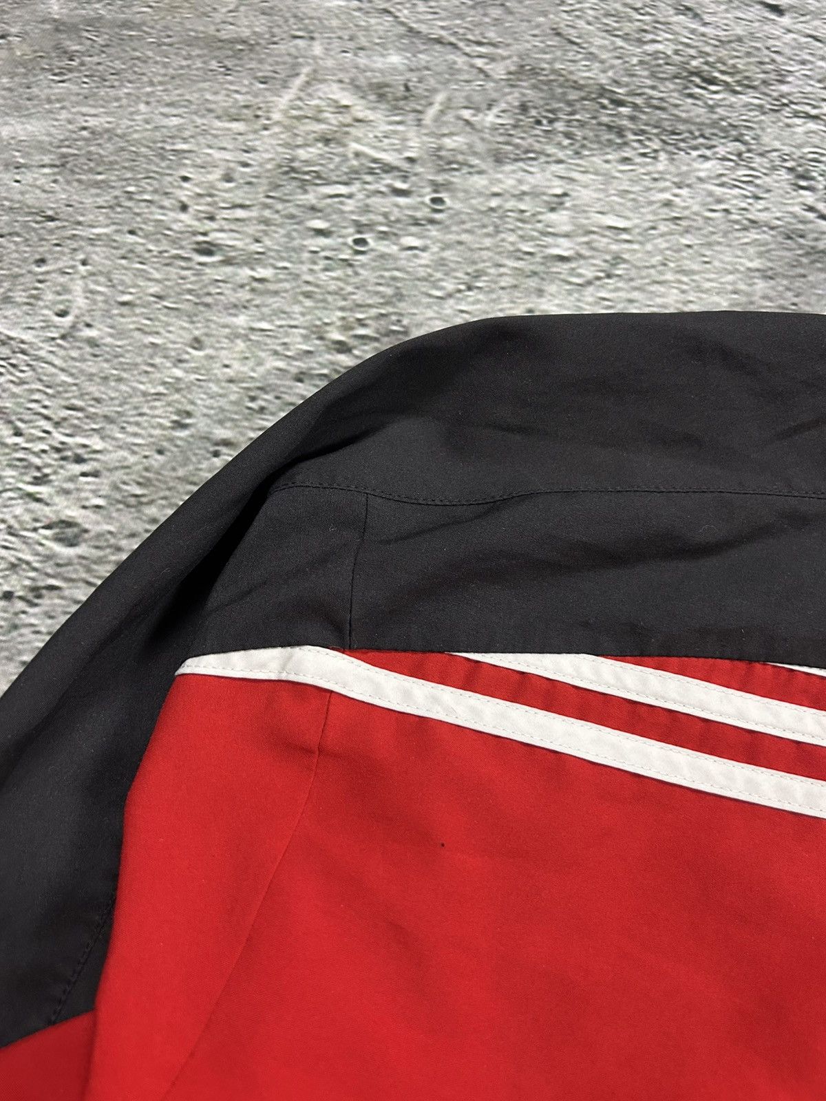 Adidas × Vintage Adidas track suit vintage red black nylon track pants drill Size US S / EU 44-46 / 1 - 12 Thumbnail