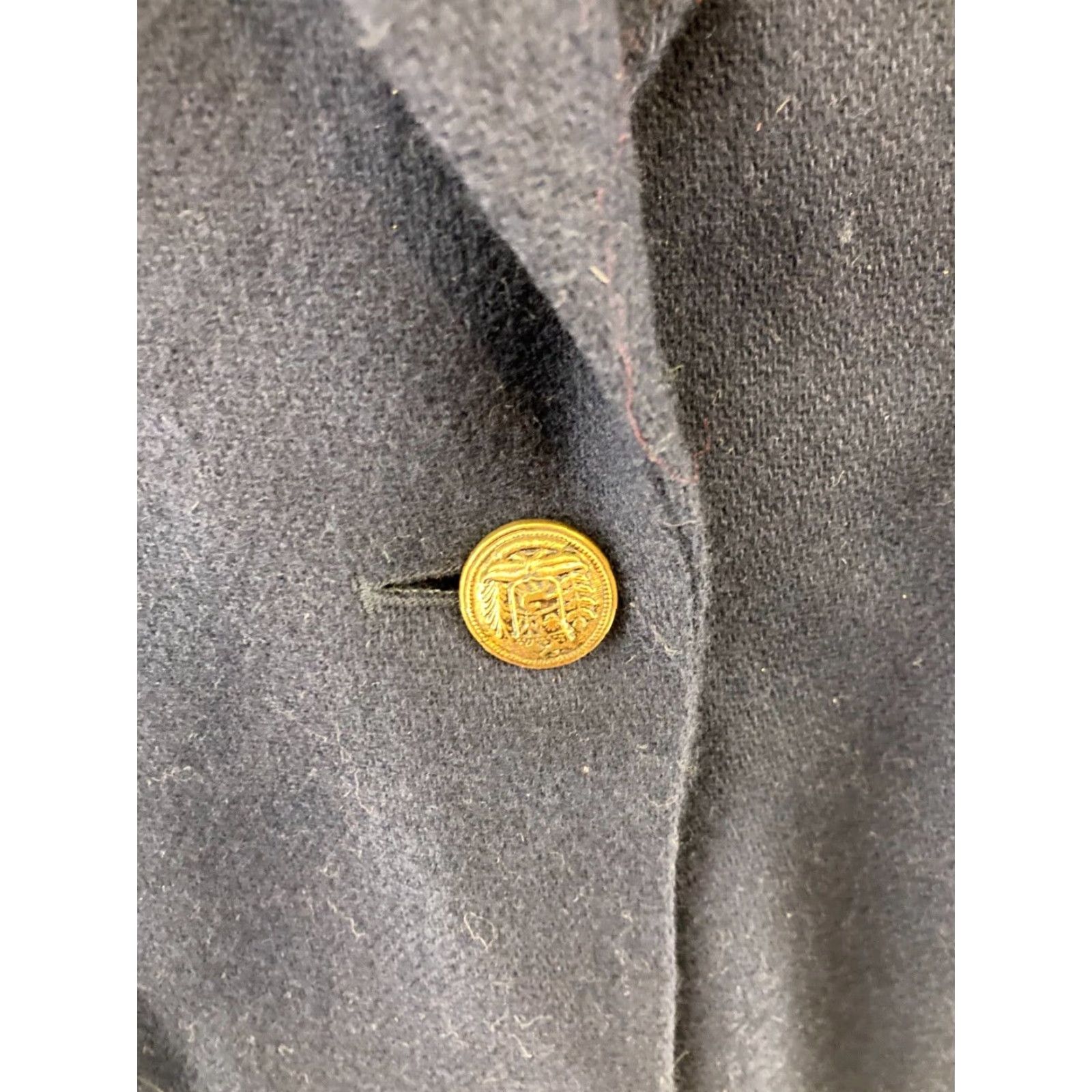 Vintage Vintage Wool Blazer Womens Size 8 Navy Blue 80s 90s Classic Notch Lapel Summer Fall Winter Suit Jacket Size M / US 6-8 / IT 42-44 - 6 Thumbnail