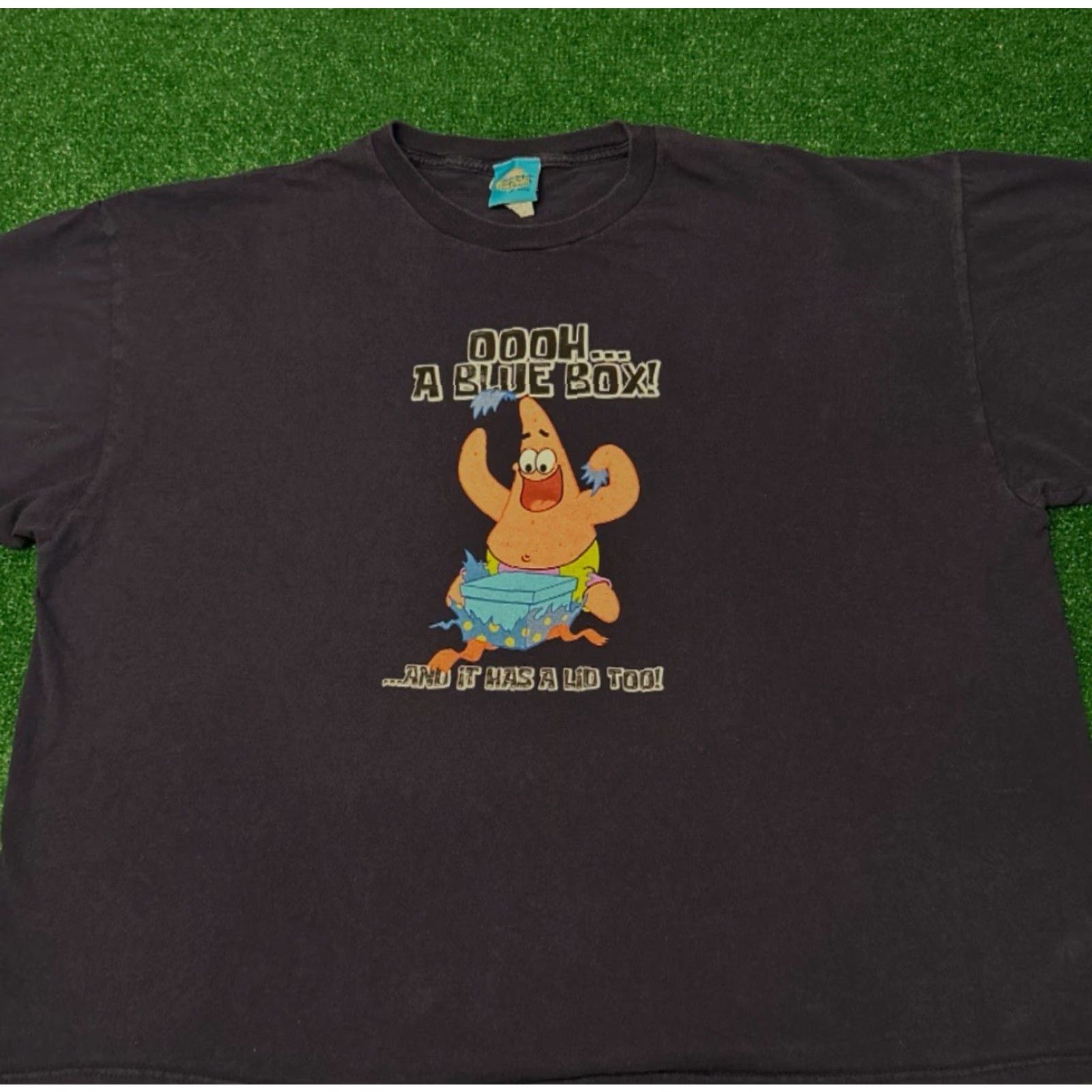 Vintage VINTAGE SpongeBob Patrick 90s Cartoon VTG Shirt Mens 3XL Blue Short Sleeve T-Shirt 2002 Y2K Patrick Star Mens Shirt Size US XXL / EU 58 / 5 - 4 Thumbnail