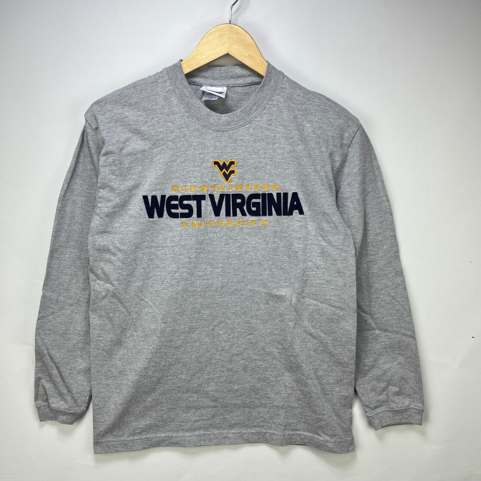 Vintage Vintage 90s West Virginia Mountaineers Youth XL Embroidered Size US XL / EU 56 / 4 - 1 Thumbnail