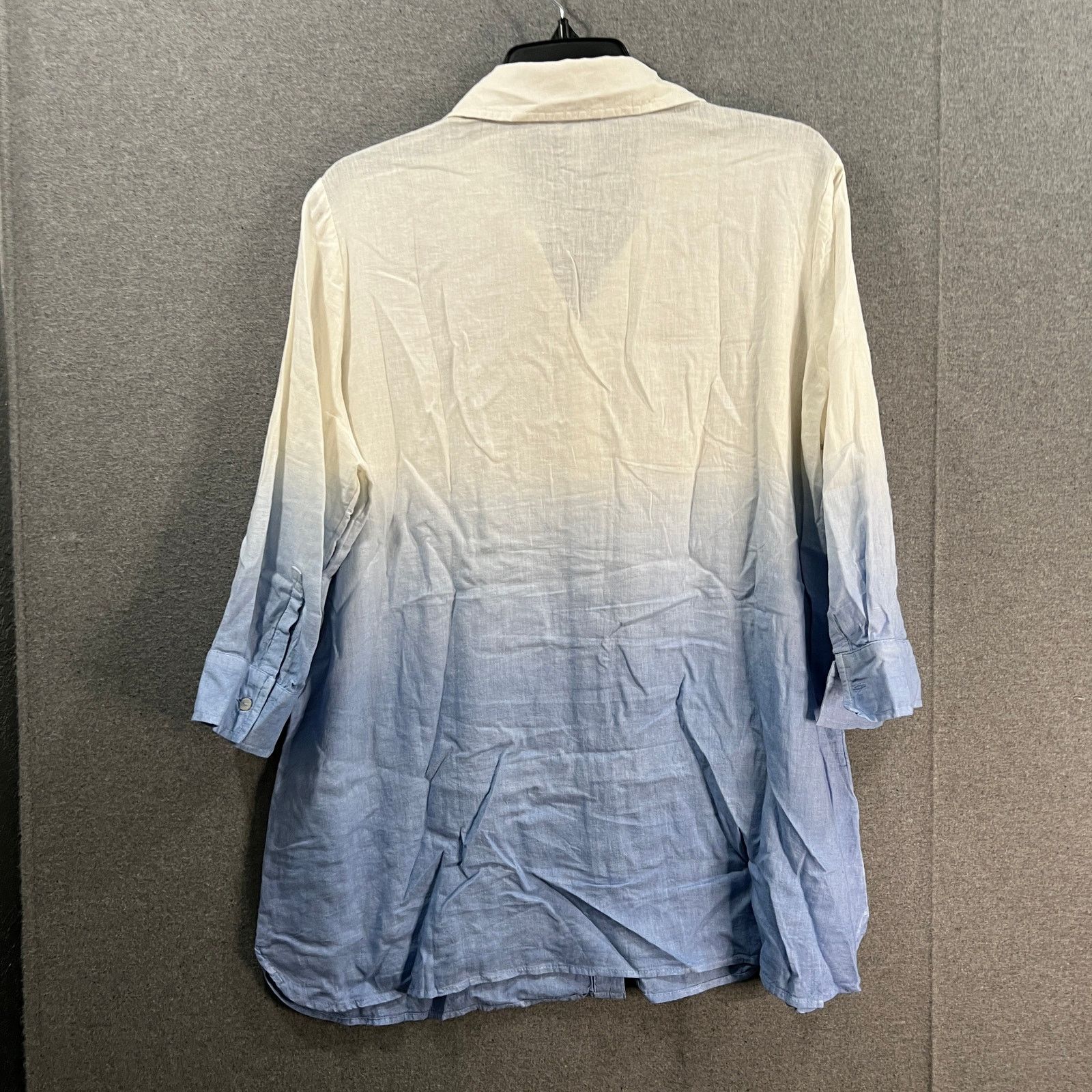 Denim & Co. Denim & Co. Naturals Regular Linen Blend Side Button Tuni Size M / US 6-8 / IT 42-44 - 3 Thumbnail