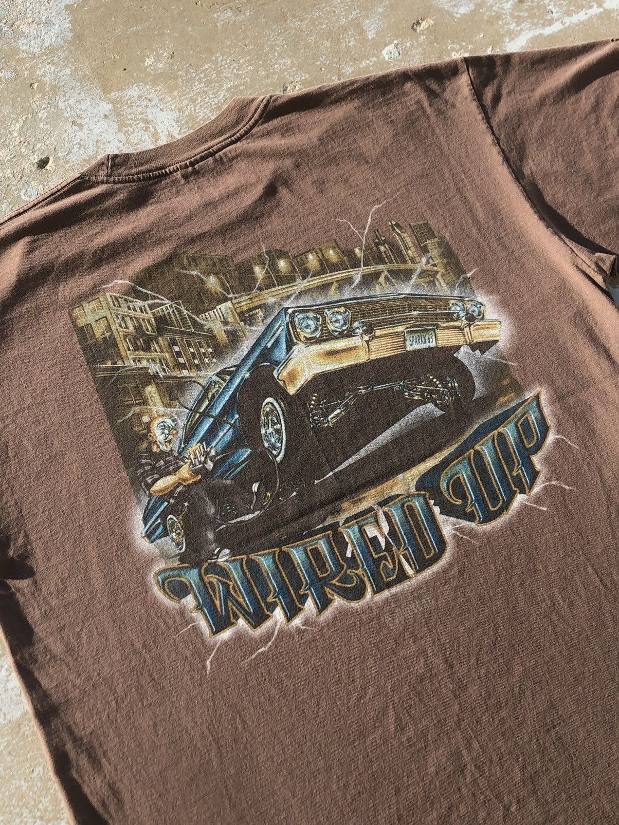 Born X Raised × Vintage Vintage 90s ROLLIN HARD T-shirt Size US XL / EU 56 / 4 - 3 Thumbnail