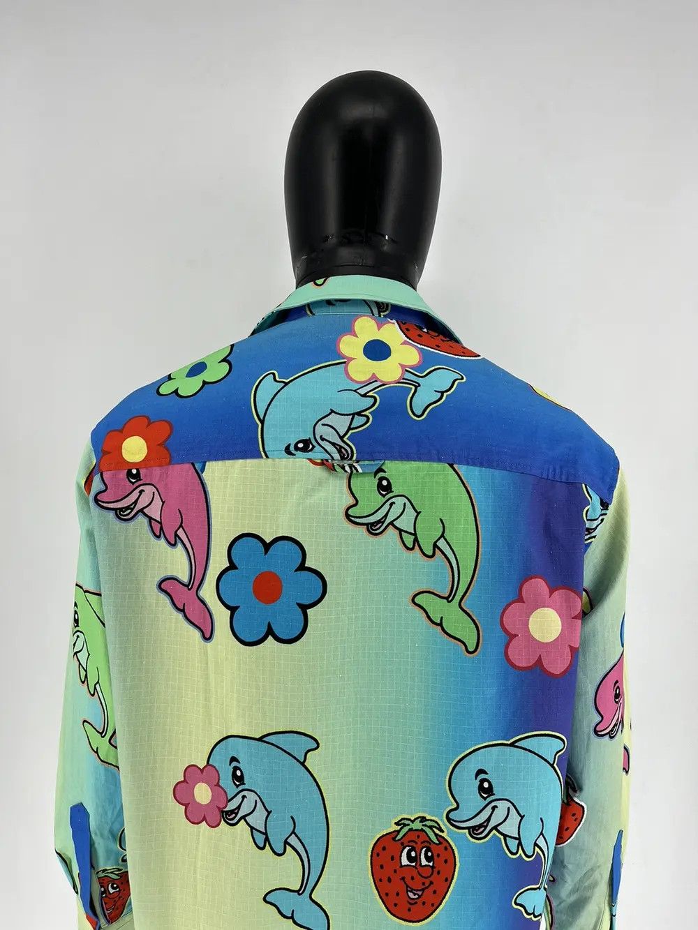Other ASOS DESIGN Boxy Oversized Ombre Shirt With Dolphin Print Size US S / EU 44-46 / 1 - 8 Thumbnail