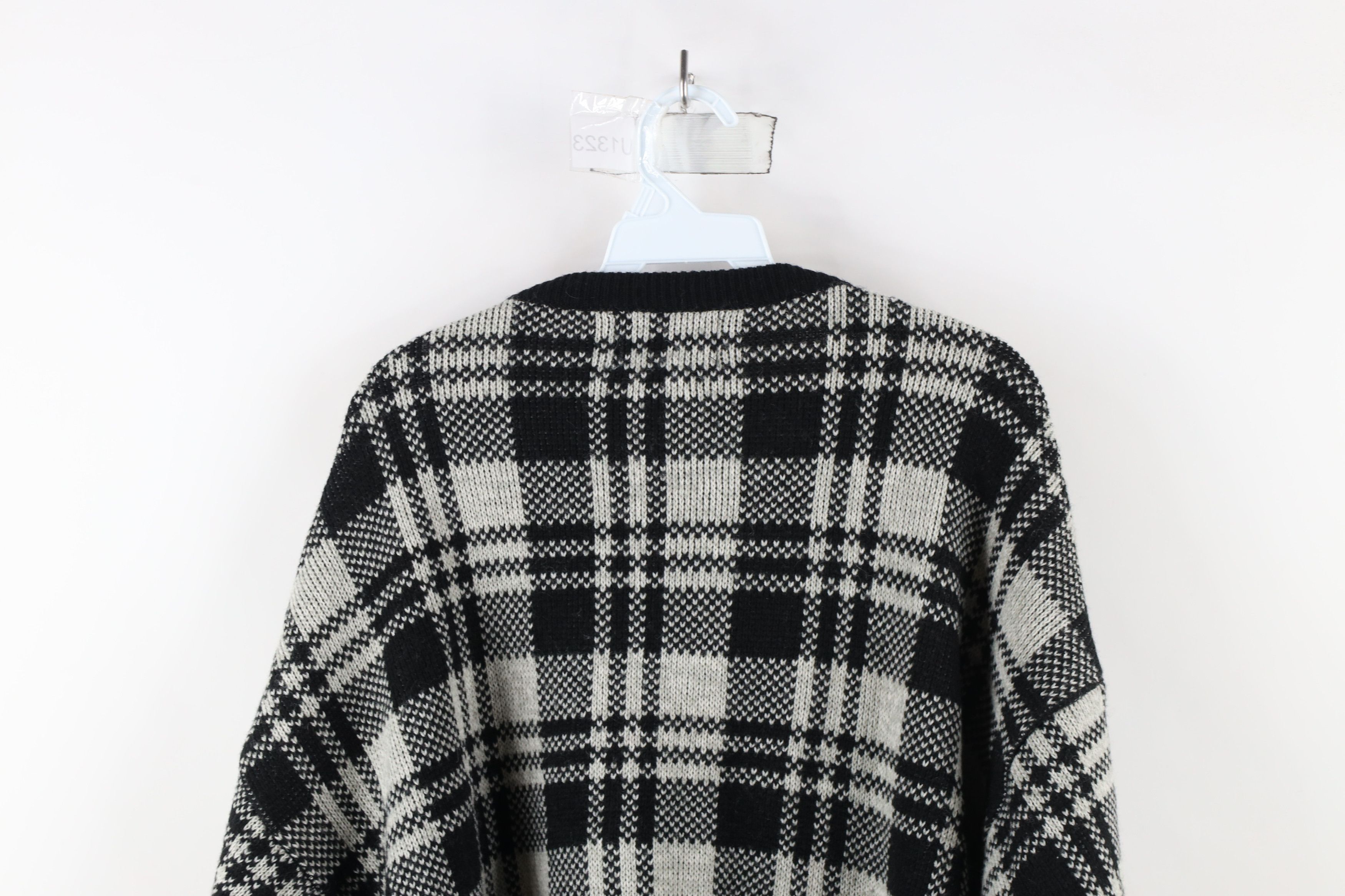 Vintage Vintage 90s Streetwear Nature Duck Crewneck Sweater Plaid Size US XL / EU 56 / 4 - 8 Thumbnail