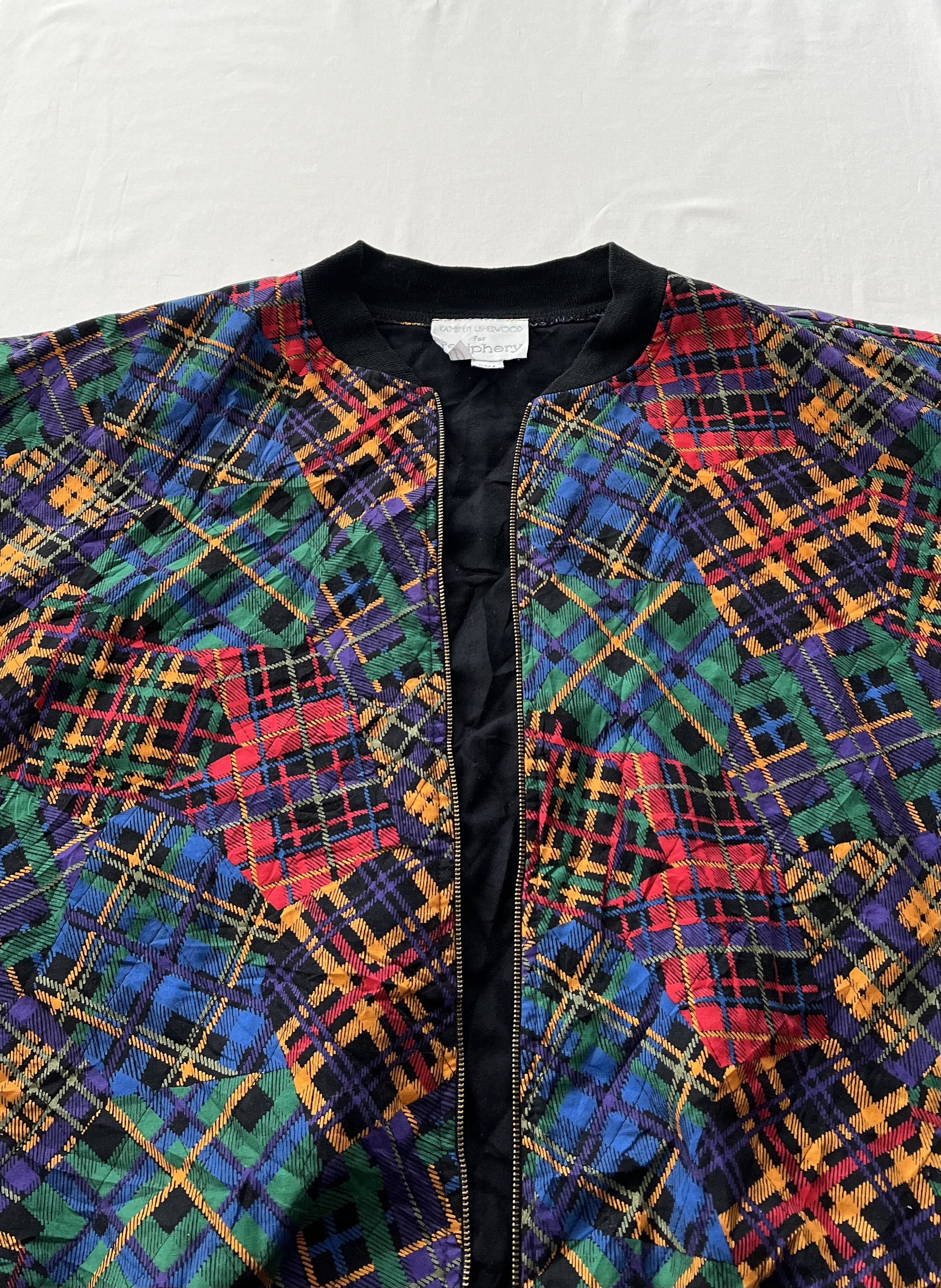 Vintage Vintage 80s Kathleen Usherwood for Periphery Jacket Size L / US 10 / IT 46 - 3 Thumbnail