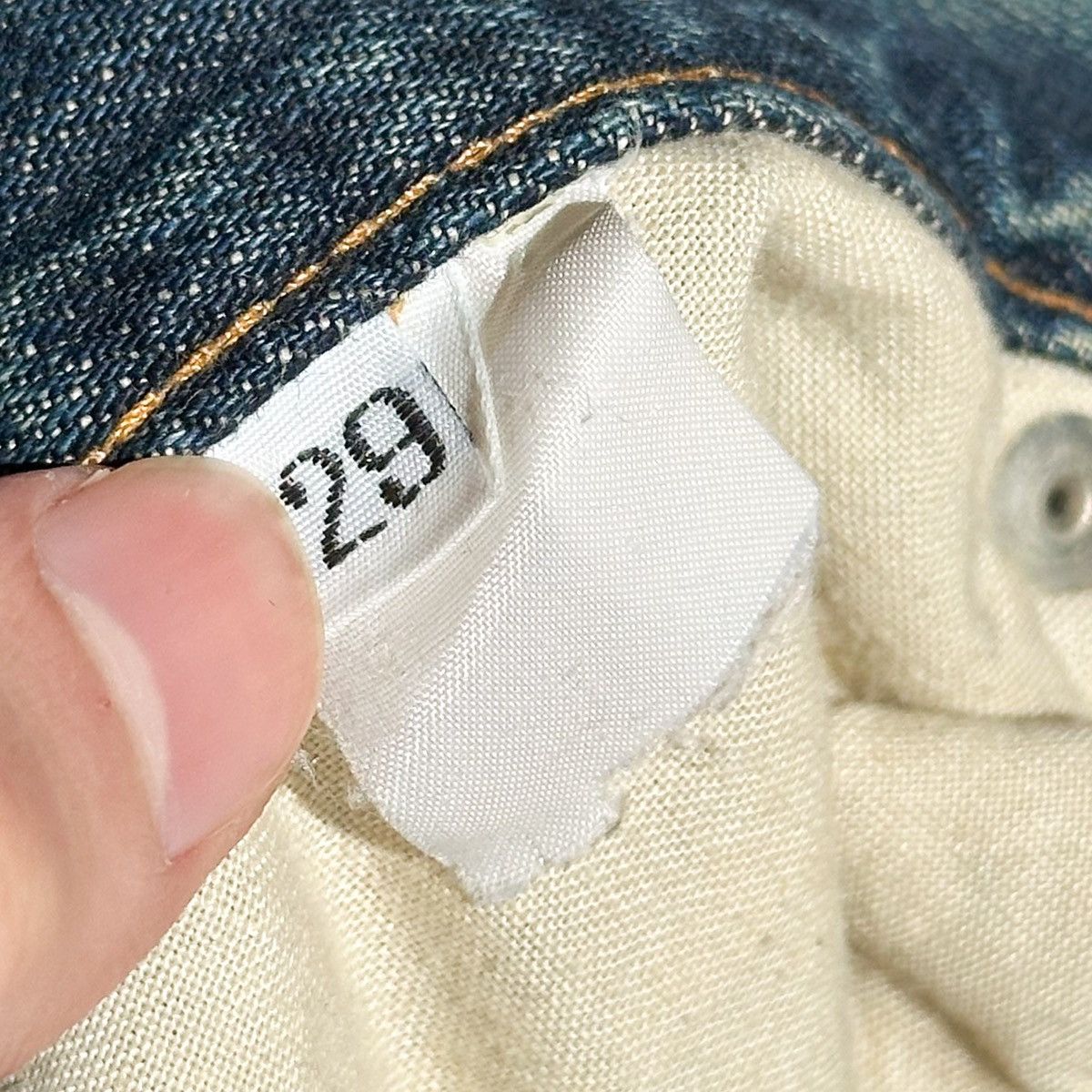Helmut Lang THRASHED 1998 Painter Denim Size US 31 - 13 Thumbnail