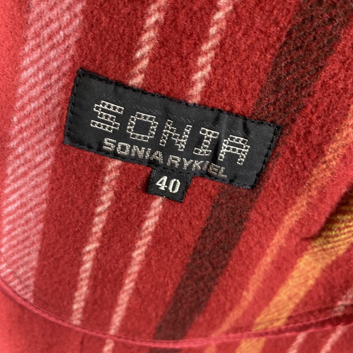 Sonia Rykiel Sonia Rykiel Wool Double Breasted Jacket Size 40 Red Colour Size S / US 4 / IT 40 - 6 Thumbnail