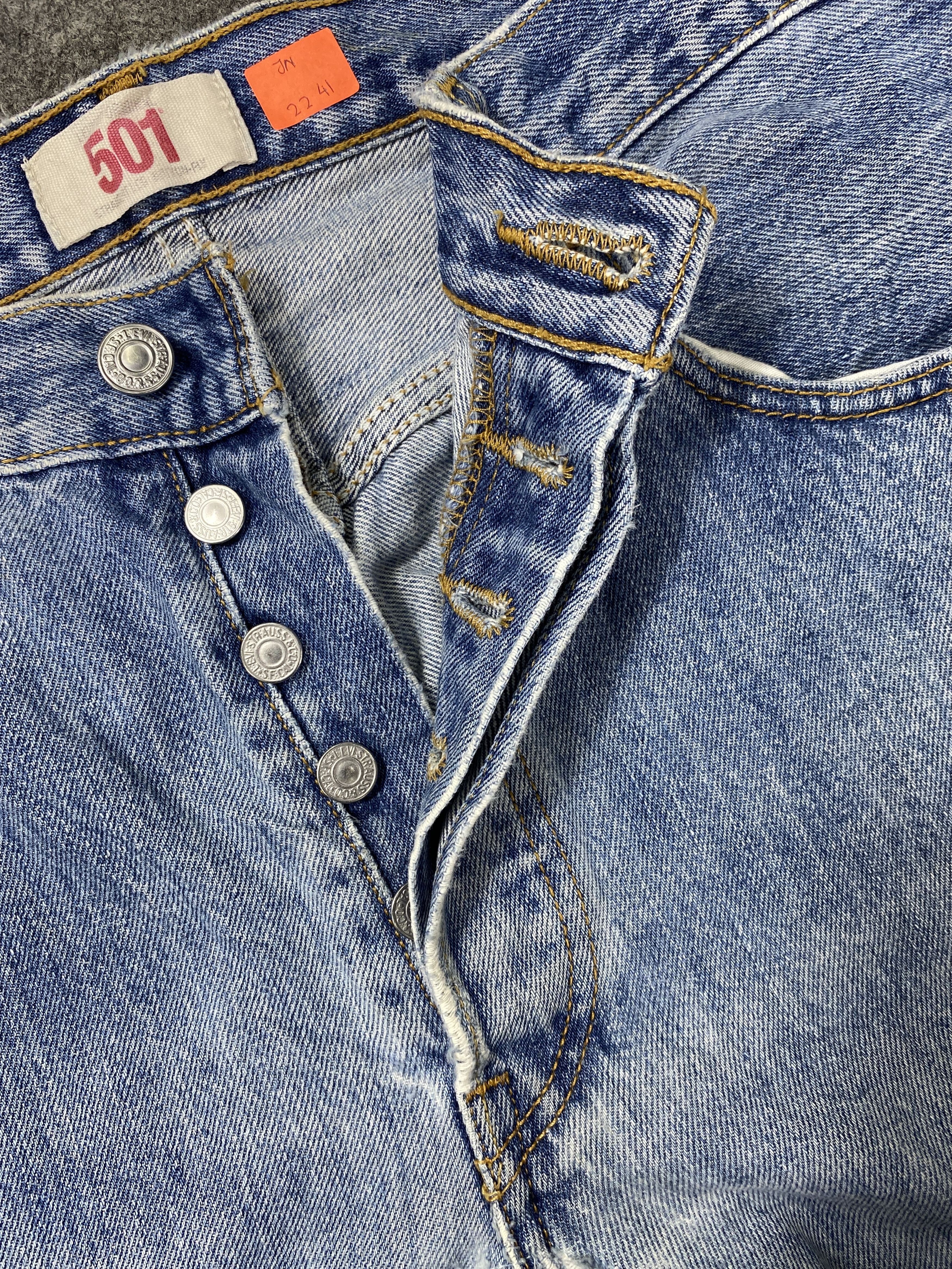 Levi's Distressed Blue Vintage Levi's 501 34x31.5 Denim -JN2241 Size US 34 / EU 50 - 6 Thumbnail