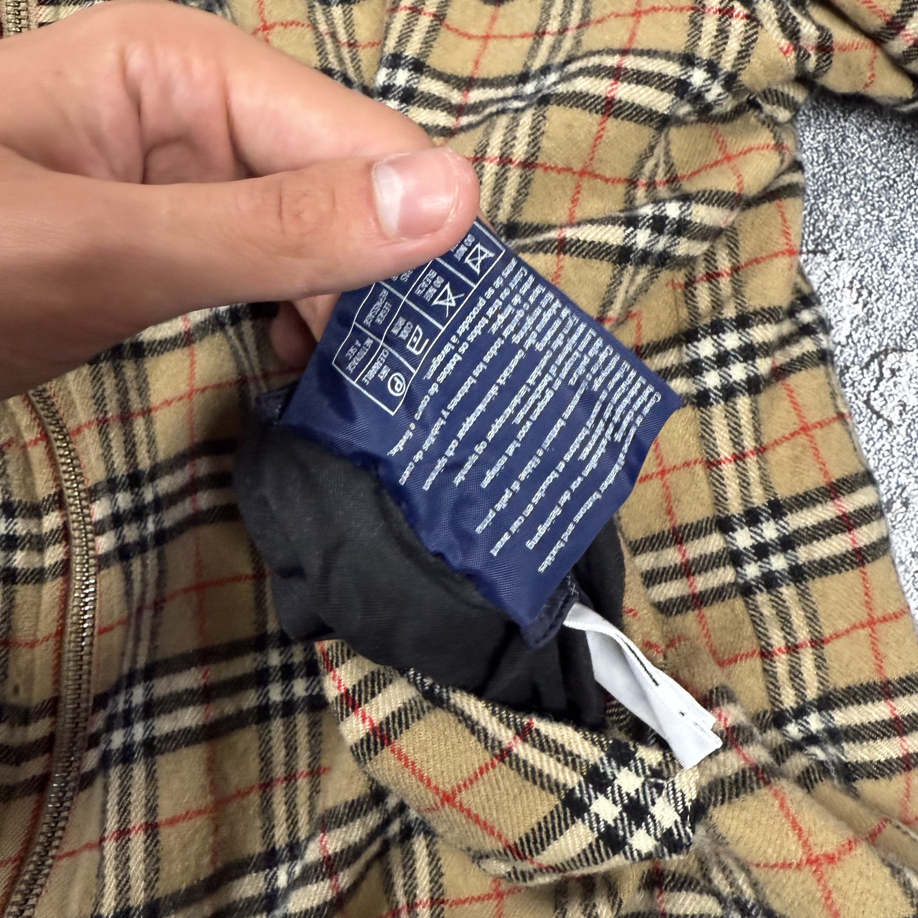 Burberry Vintage Burberrys 90s Nova Check Reversible Zip Up Jacket Size US S / EU 44-46 / 1 - 14 Thumbnail