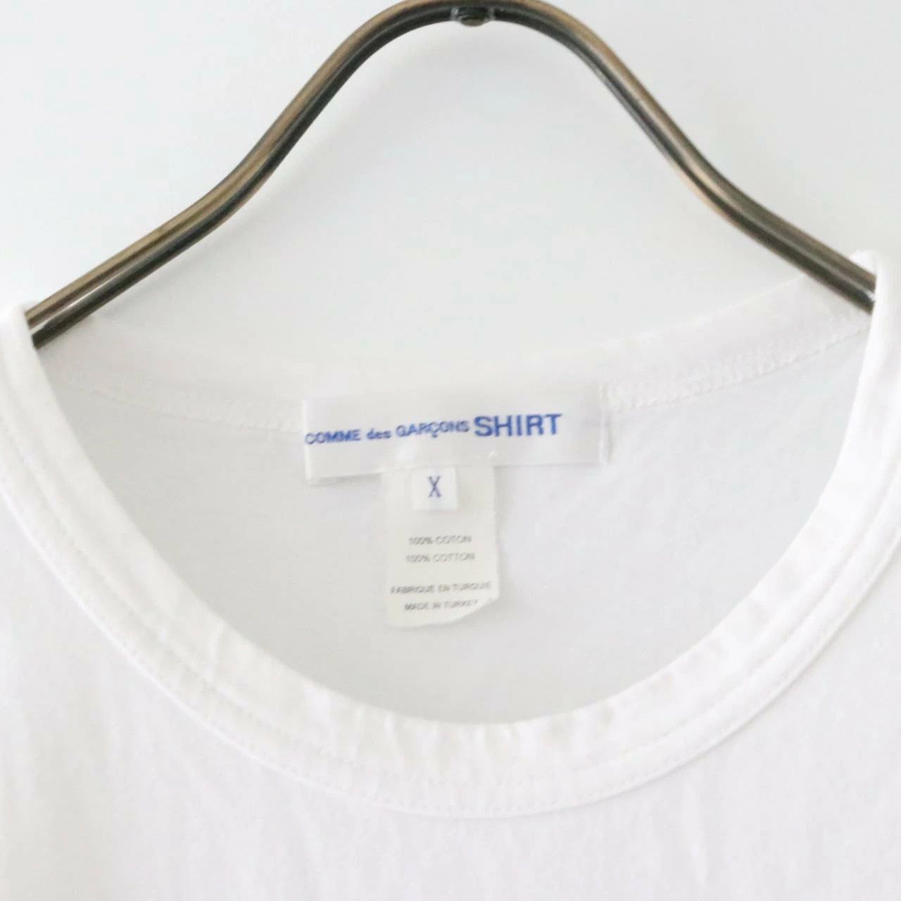 Comme des Garcons SHIRT T-Shirts Long Sleeve Cotton Plain Crewneck White Size US S / EU 44-46 / 1 - 3 Thumbnail