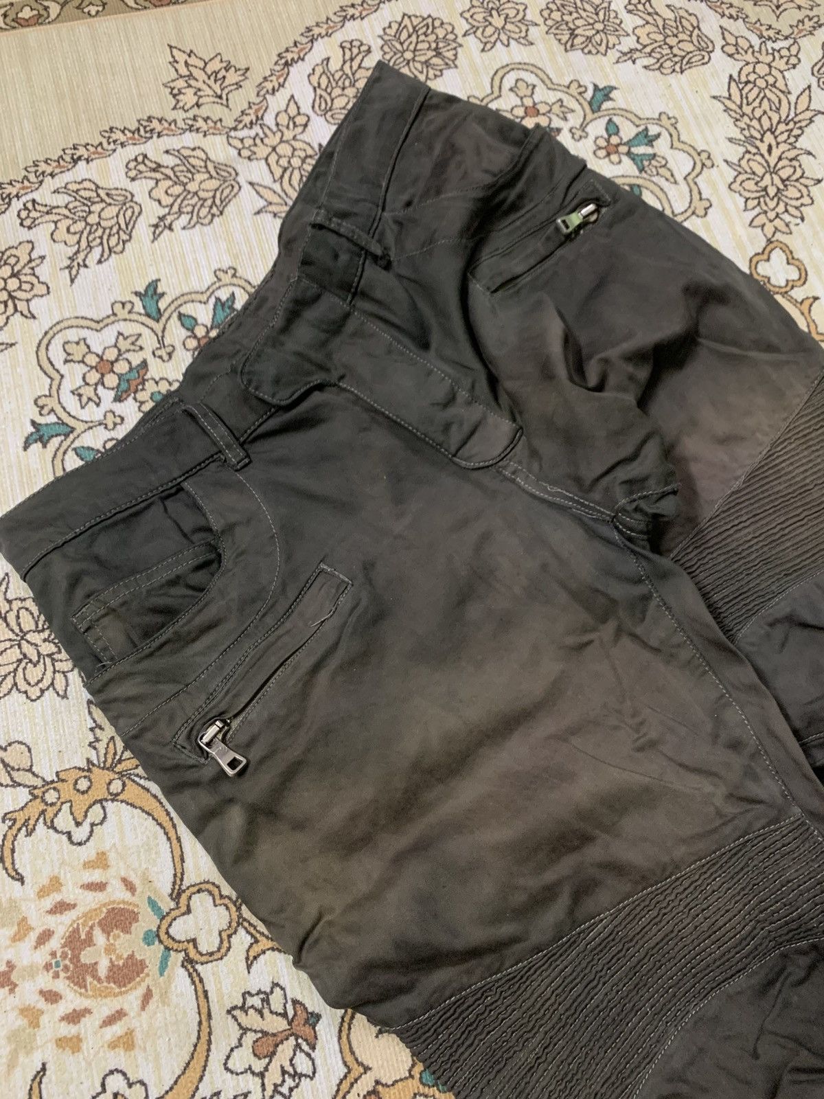 Balmain BALMAIN PARIS BIKER JEANS LAMPO ZIPPER Size US 38 / EU 54 - 6 Thumbnail