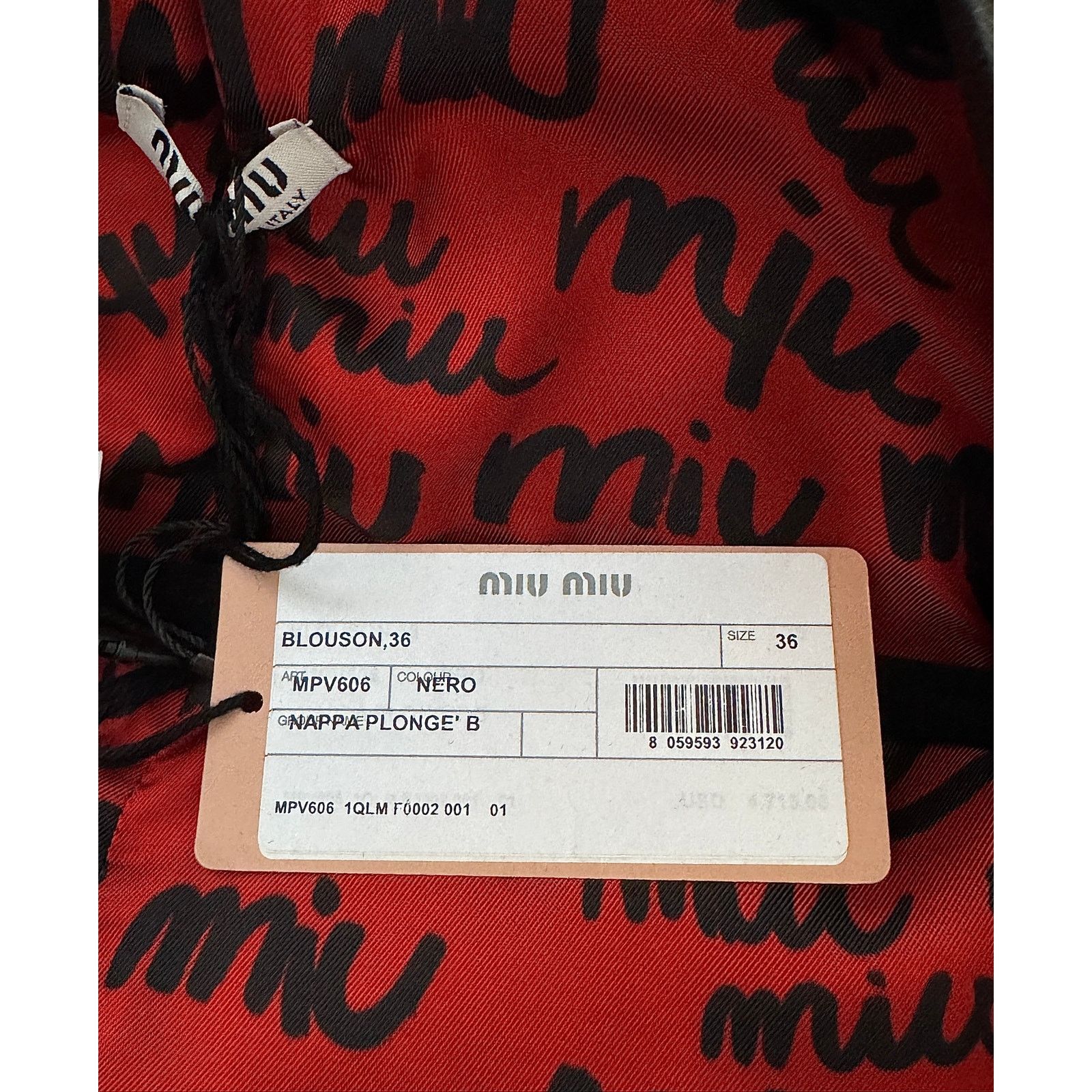 Miu Miu 17AW Miu Miu NWT Studded Leather Jacket Size S / US 4 / IT 40 - 6 Thumbnail