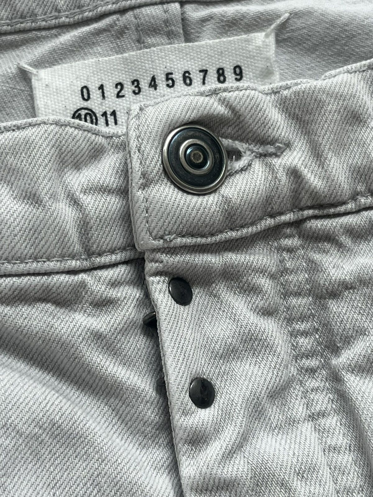 Maison Margiela Early Martin Margiela Line 10 Off White Denim Patched Jeans Size US 32 / EU 48 - 11 Thumbnail