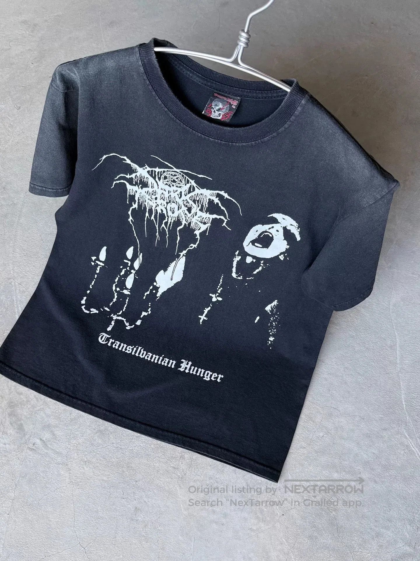Vintage Vintage 90s Darkthrone Demon Night Tee. Size US M / EU 48-50 / 2 - 6 Thumbnail