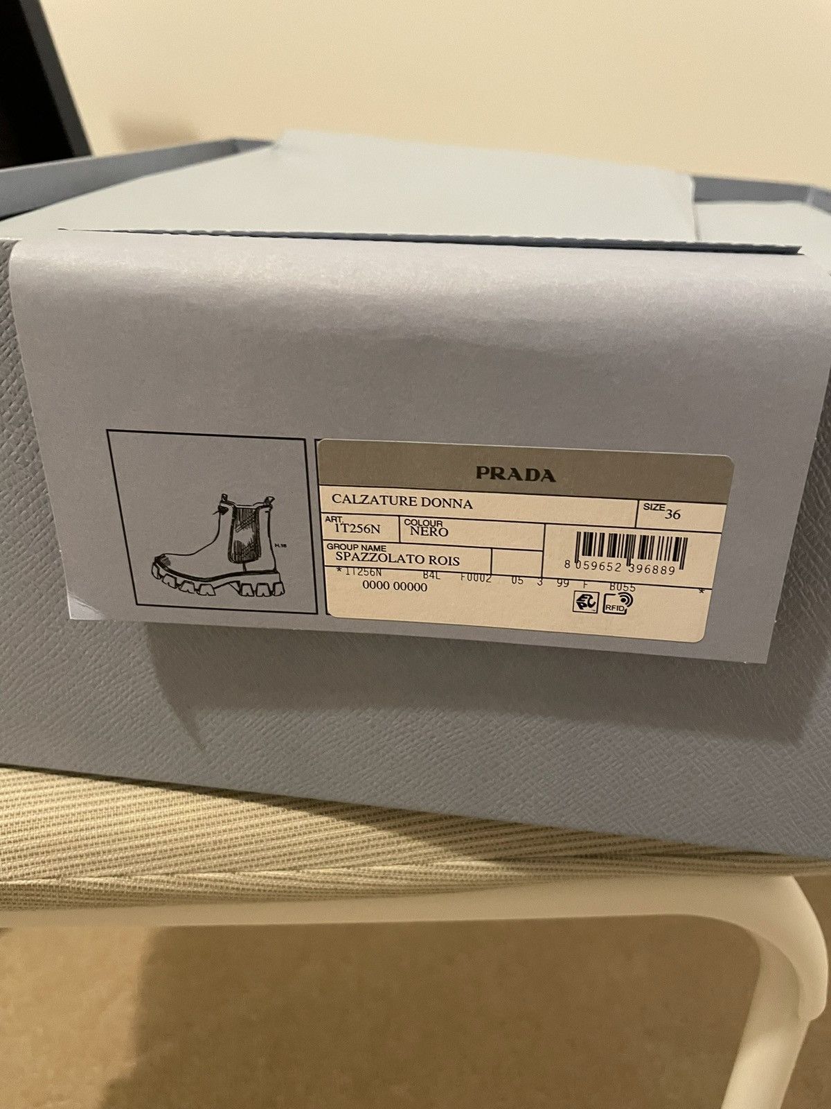 Prada Prada Monolith brushed leather Chelsea boots Size US 5.5 / IT 35.5 - 6 Thumbnail