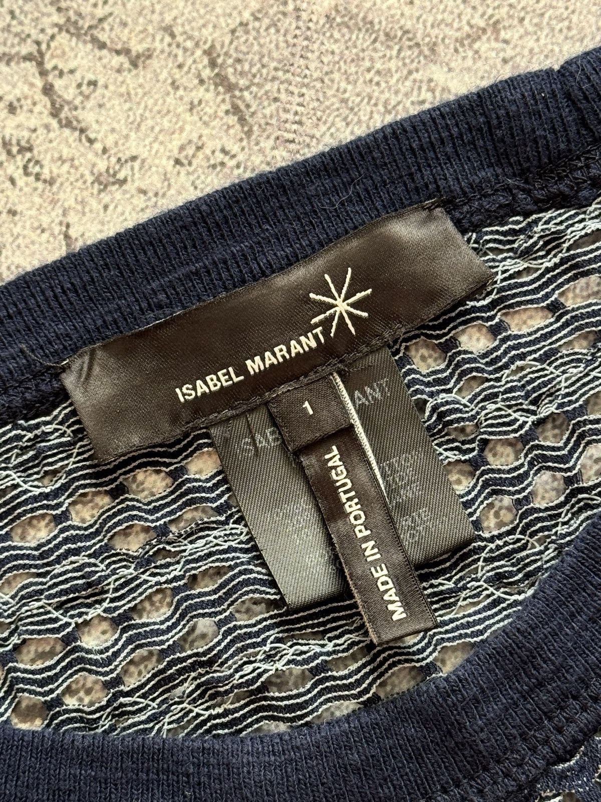 Isabel Marant × Isabel Marant Etoile Isabel Marant 1 mesh long sleeve top shirt jumper knit Size S / US 4 / IT 40 - 7 Thumbnail