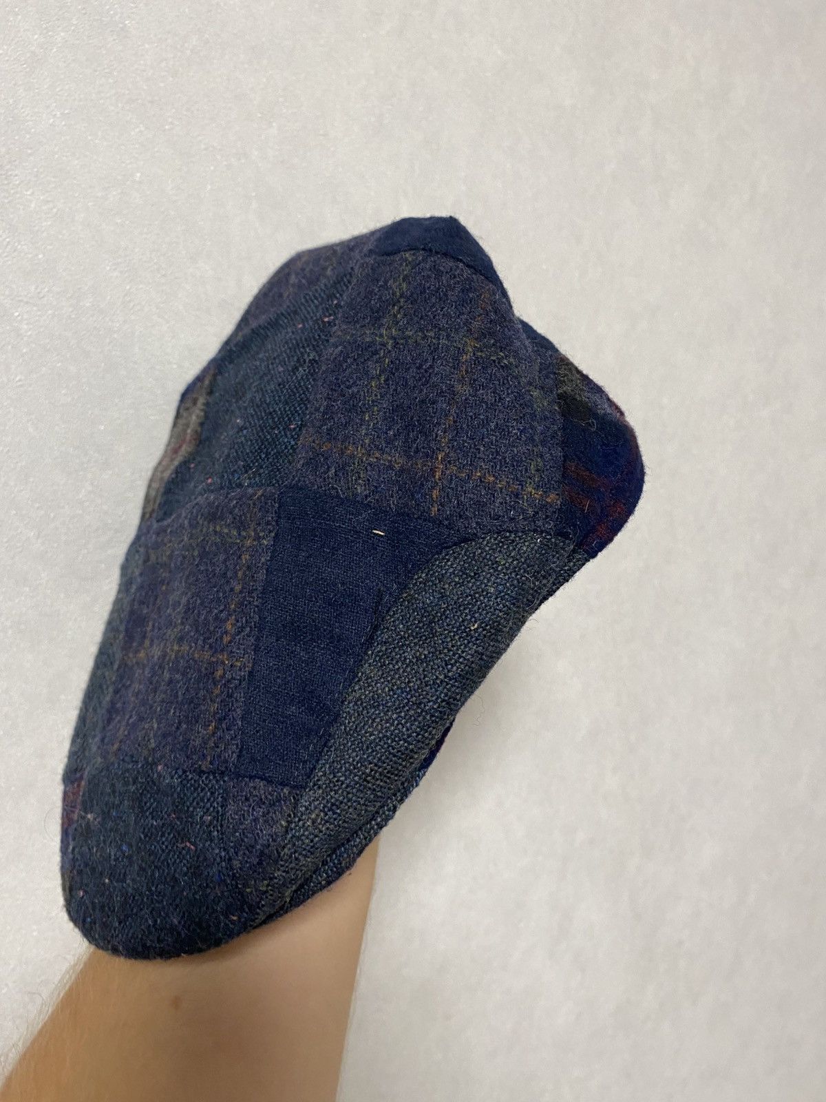 Barbour Barbour Tweed Wool Patchwork Cap Flat Hat Size: L Size ONE SIZE - 10 Thumbnail
